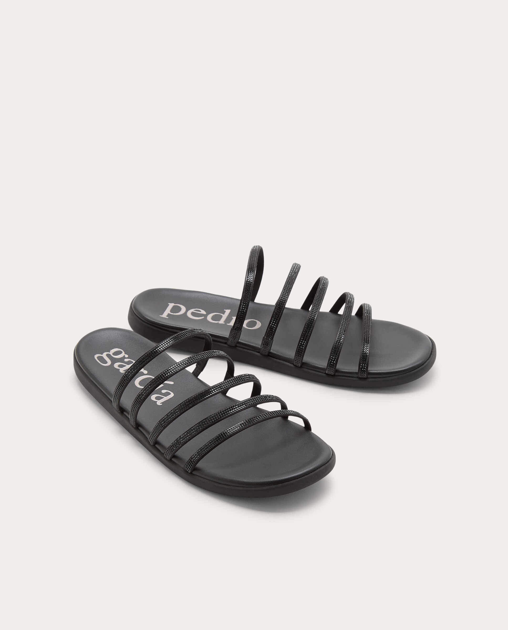 Sandalias planas Prudie - Negro Negro-2