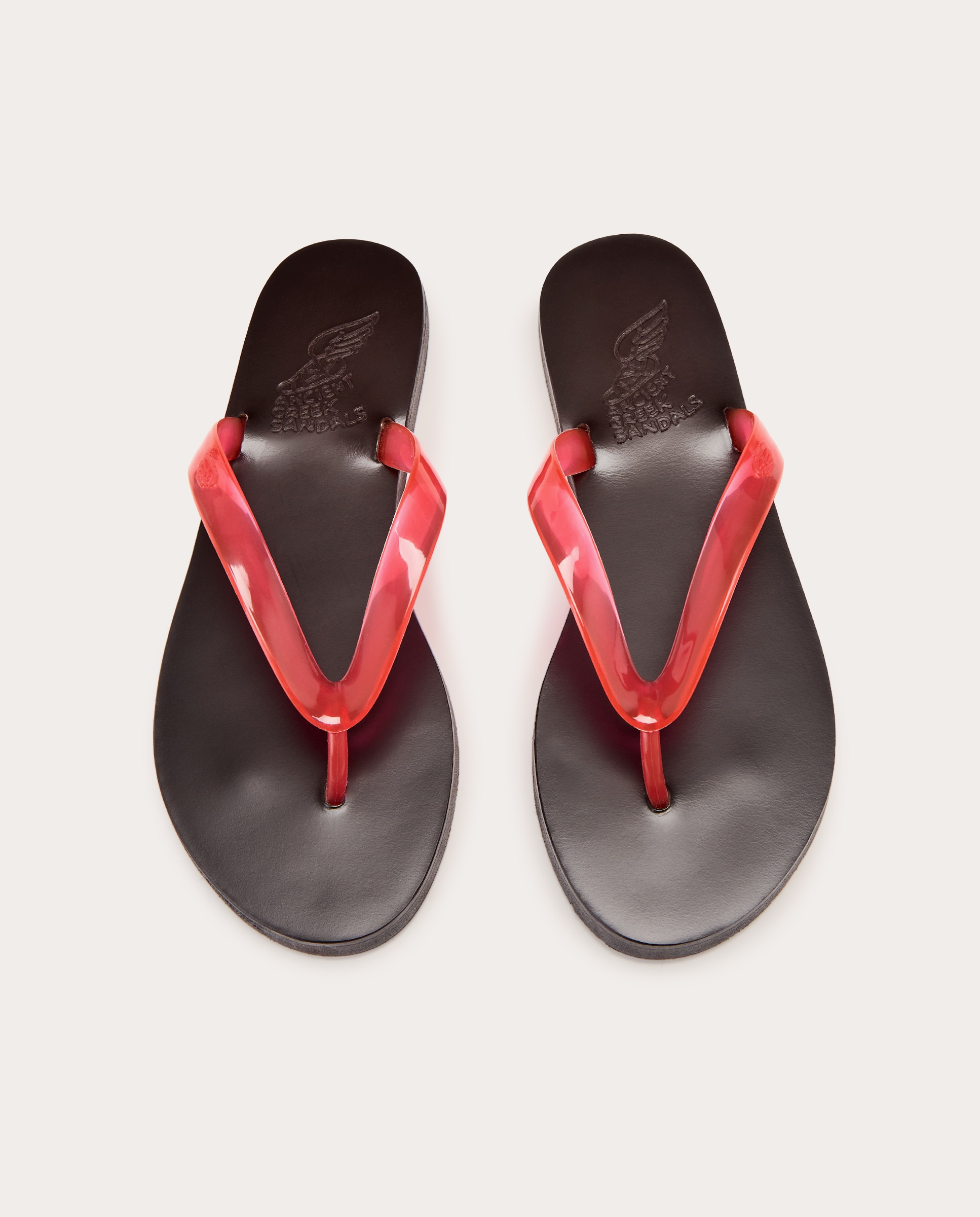 Sandálias Rasas Bicolor Flipflop Vermelho-4