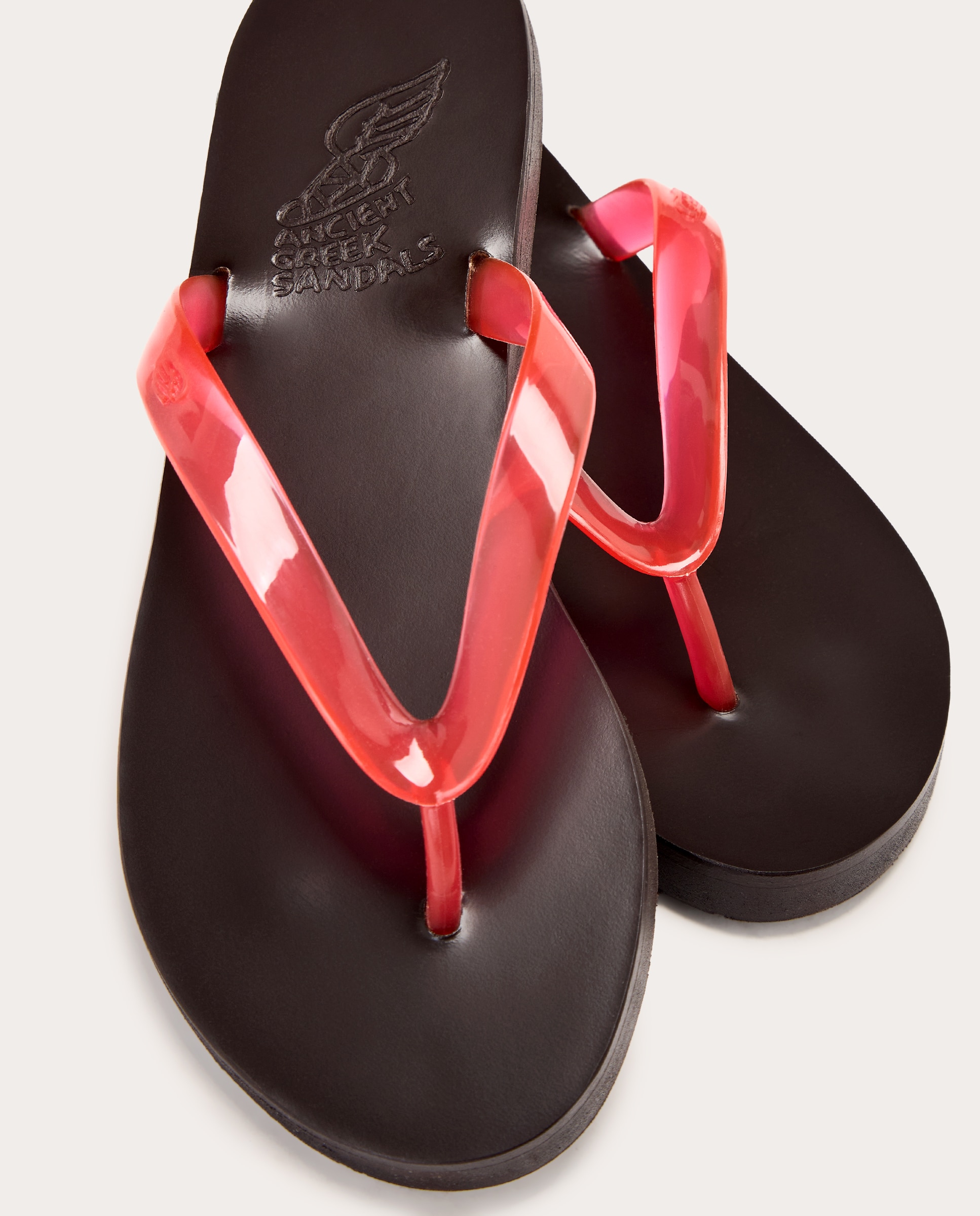 Sandálias Rasas Bicolor Flipflop Vermelho-5