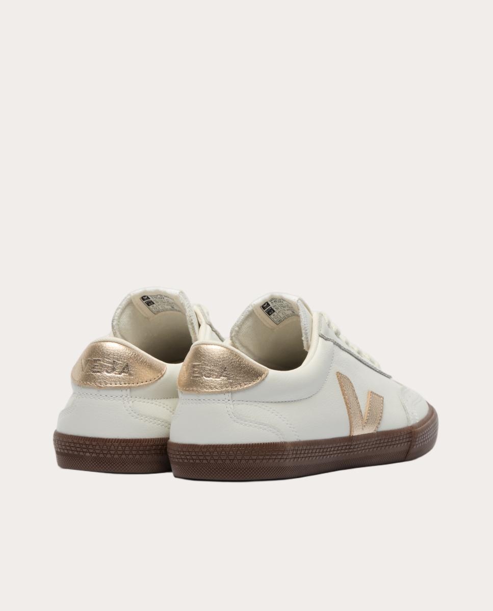 Zapatillas Volley de piel - Blanco Blanco-3