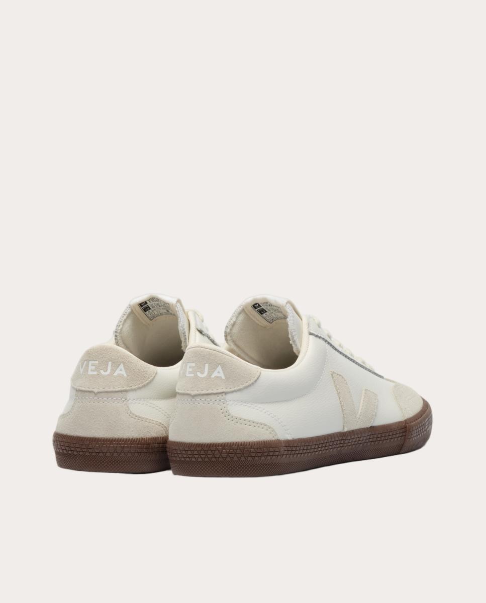Zapatillas Volley de piel - Blanco Blanco-3