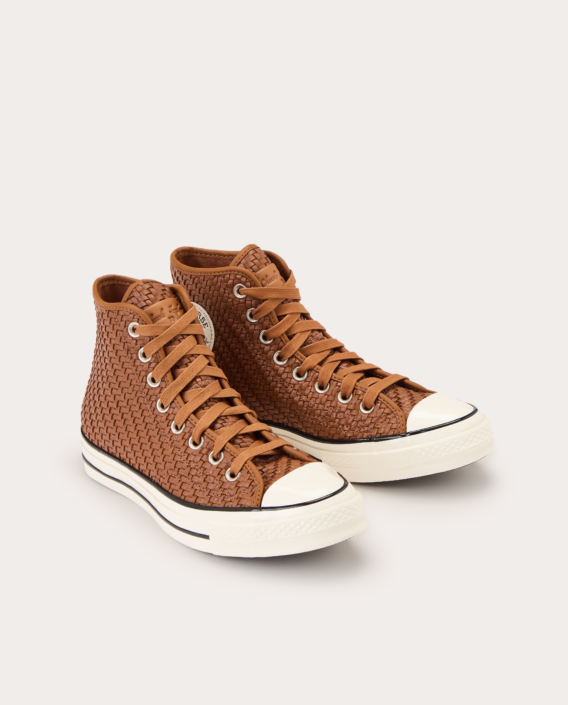 Sapatilhas Casual Chuck 70 de Pele Castanho-2