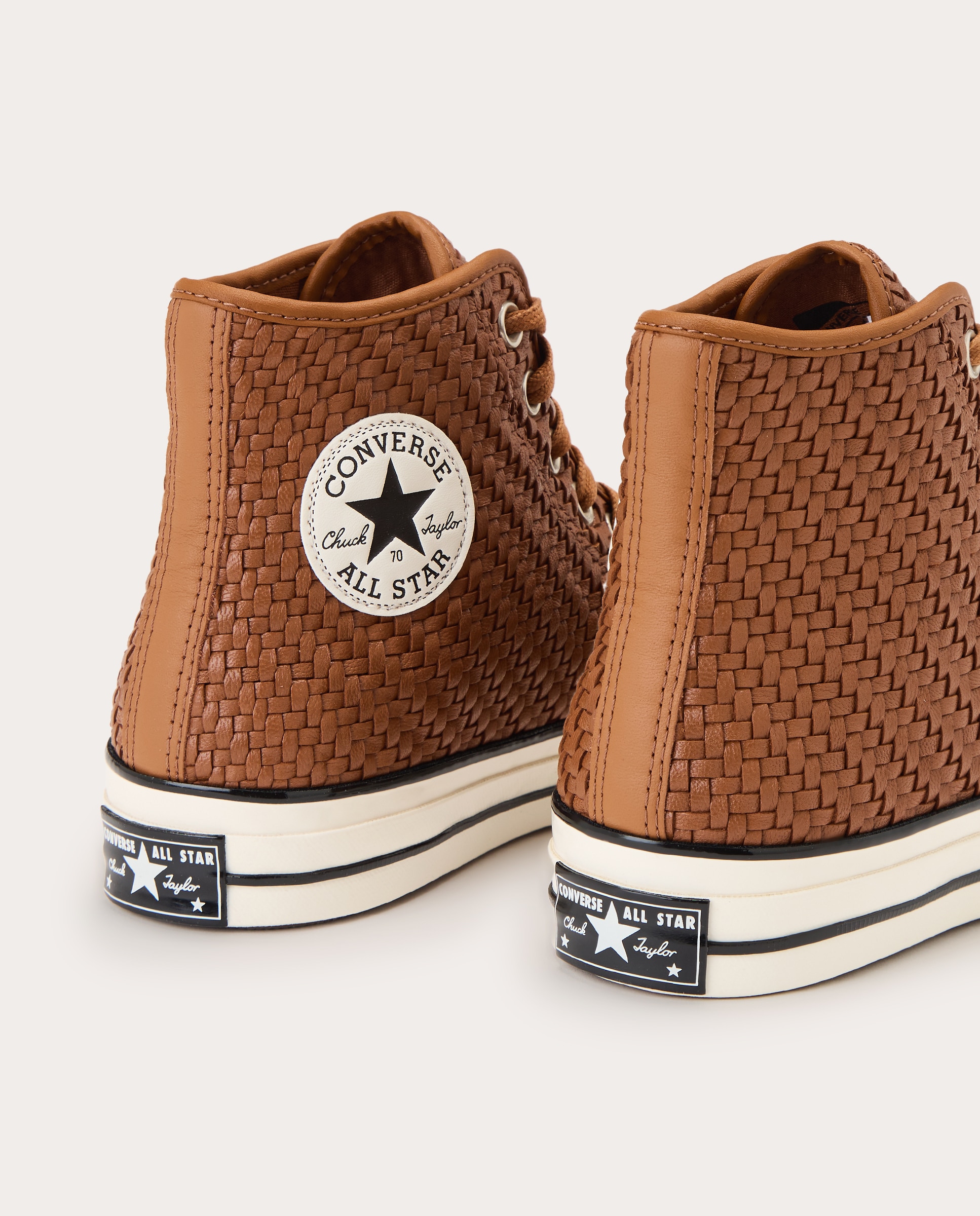 Sapatilhas Casual Chuck 70 de Pele Castanho-3