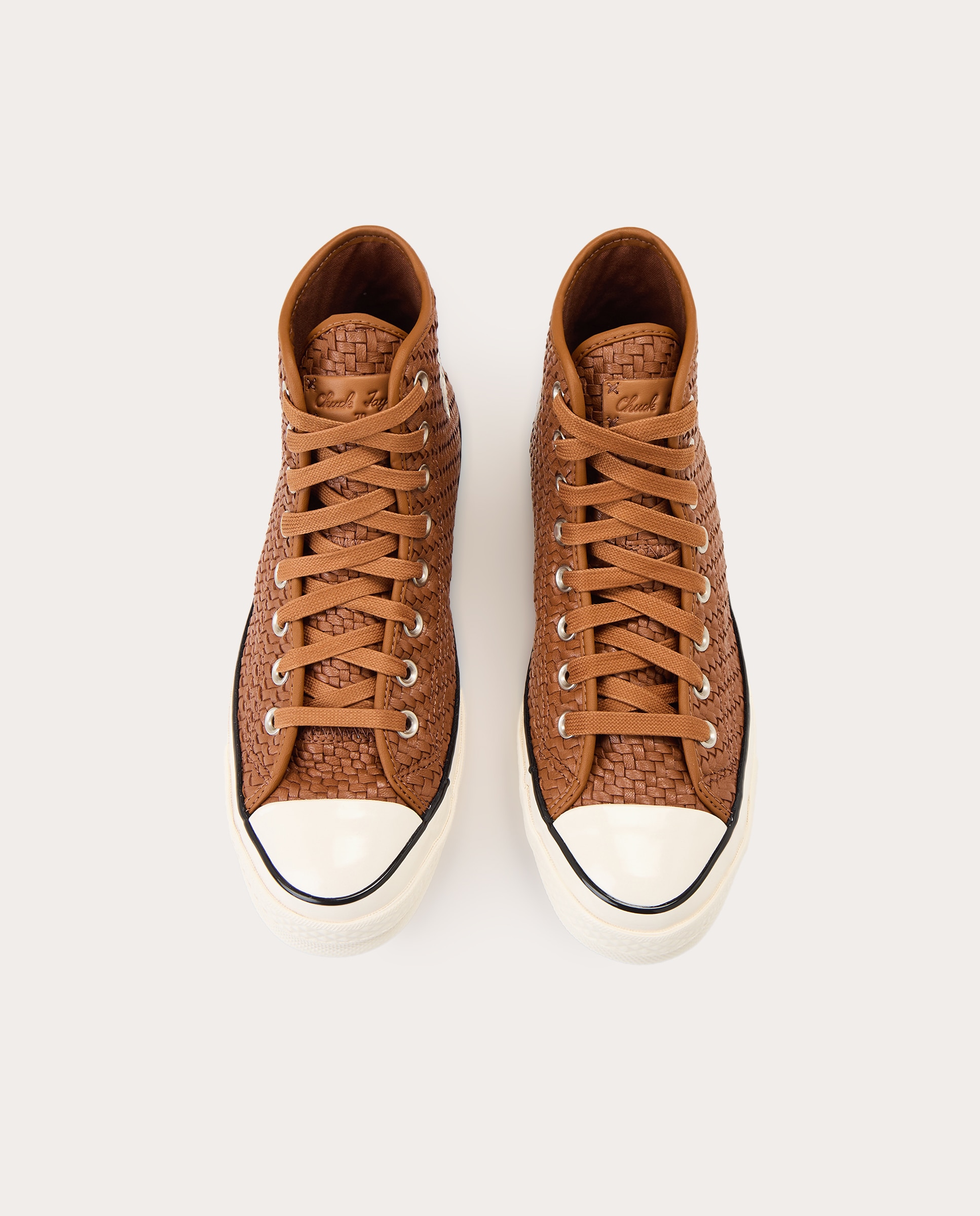 Sapatilhas Casual Chuck 70 de Pele Castanho-4