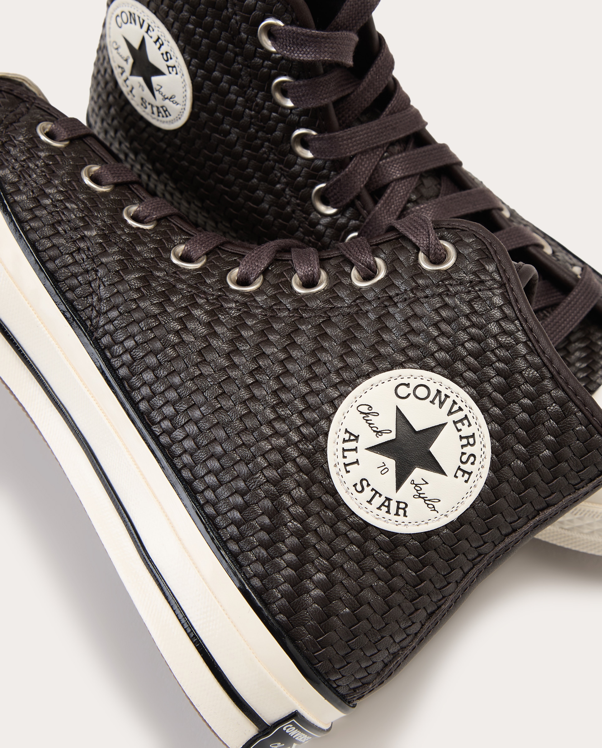 Sapatilhas Casual Chuck 70 de Pele Preto-5