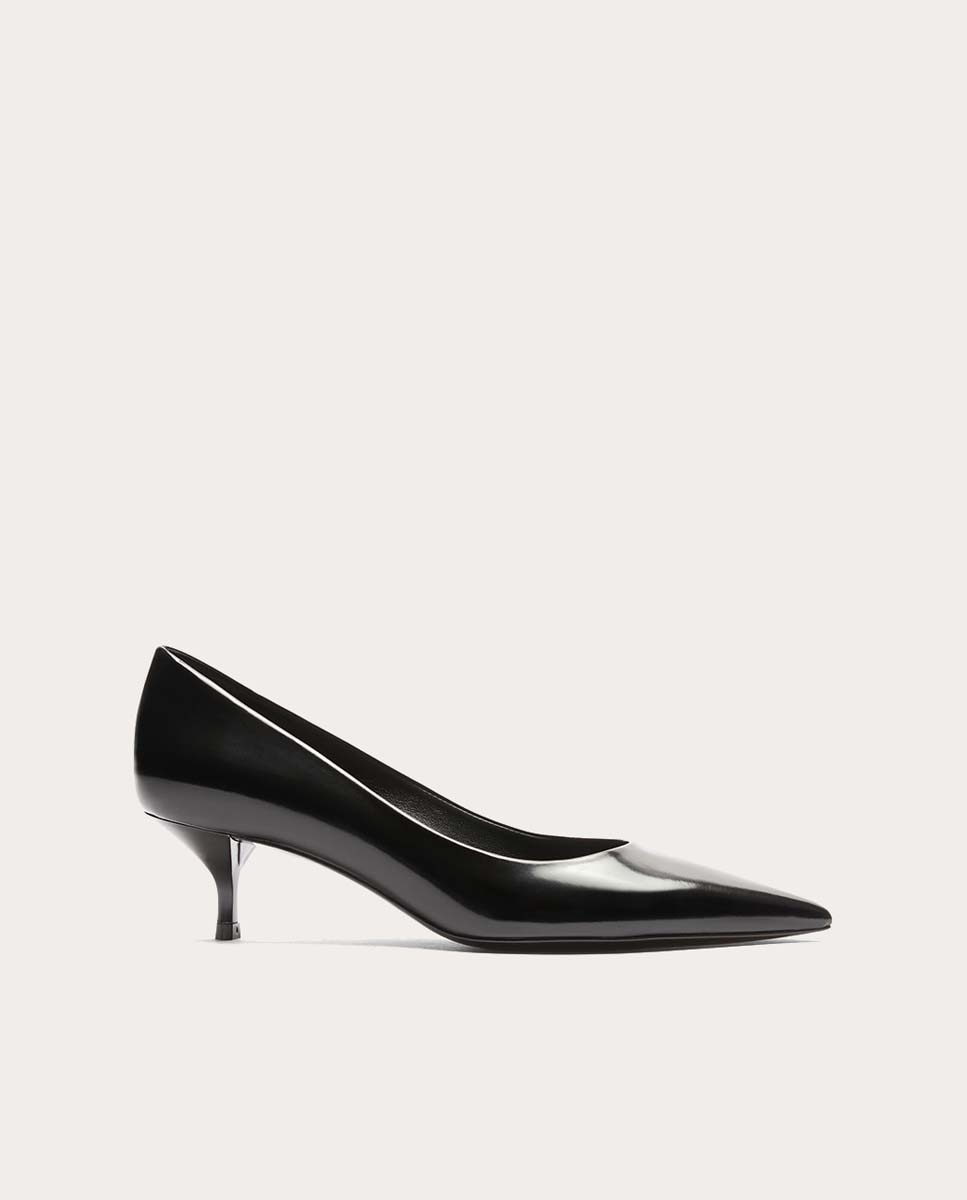 Sapatos de Salto Stuart Power em Pele Preto-1