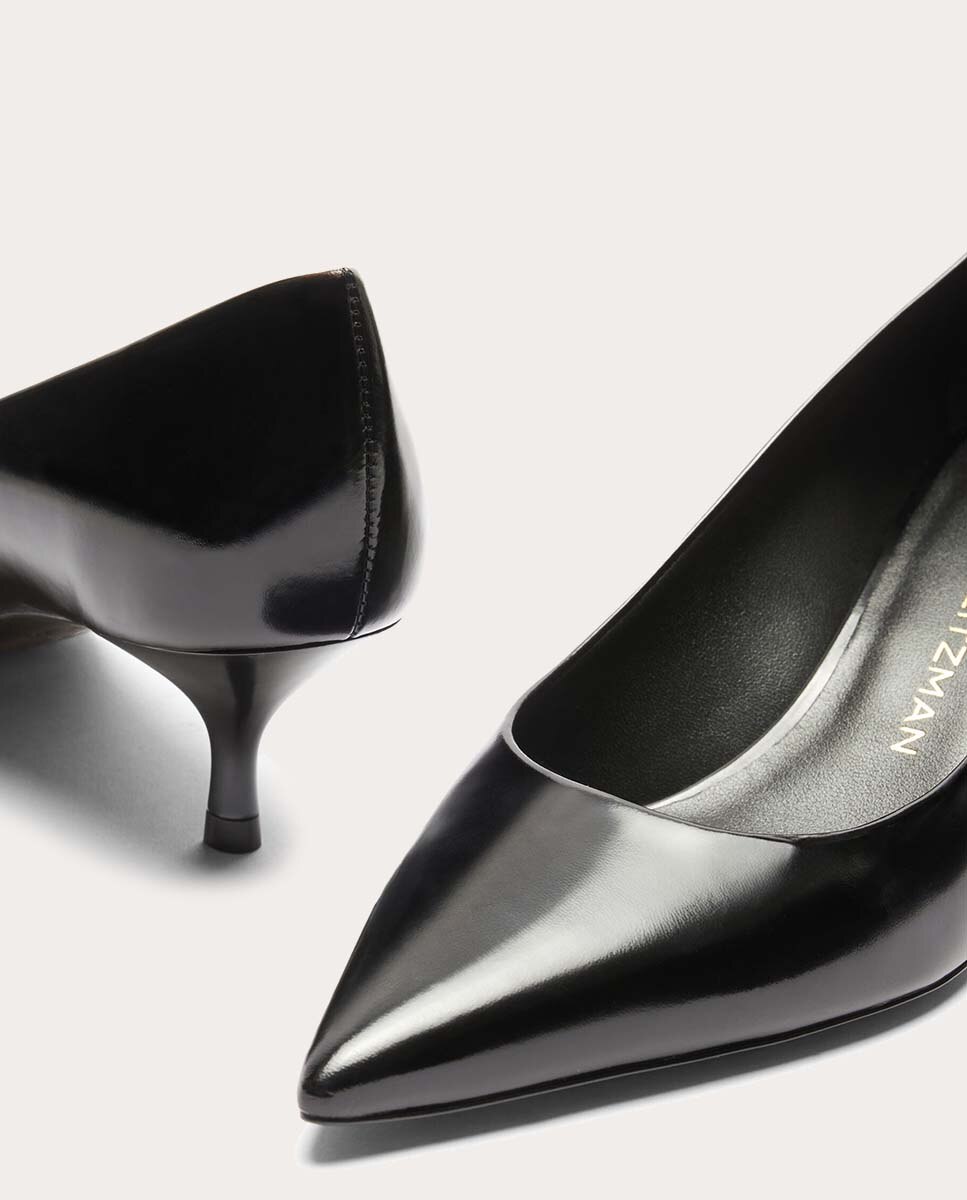 Sapatos de Salto Stuart Power em Pele Preto-2