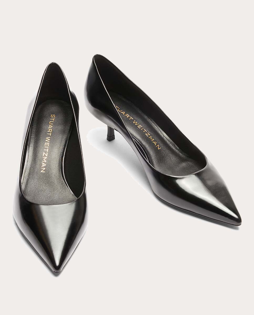 Sapatos de Salto Stuart Power em Pele Preto-4