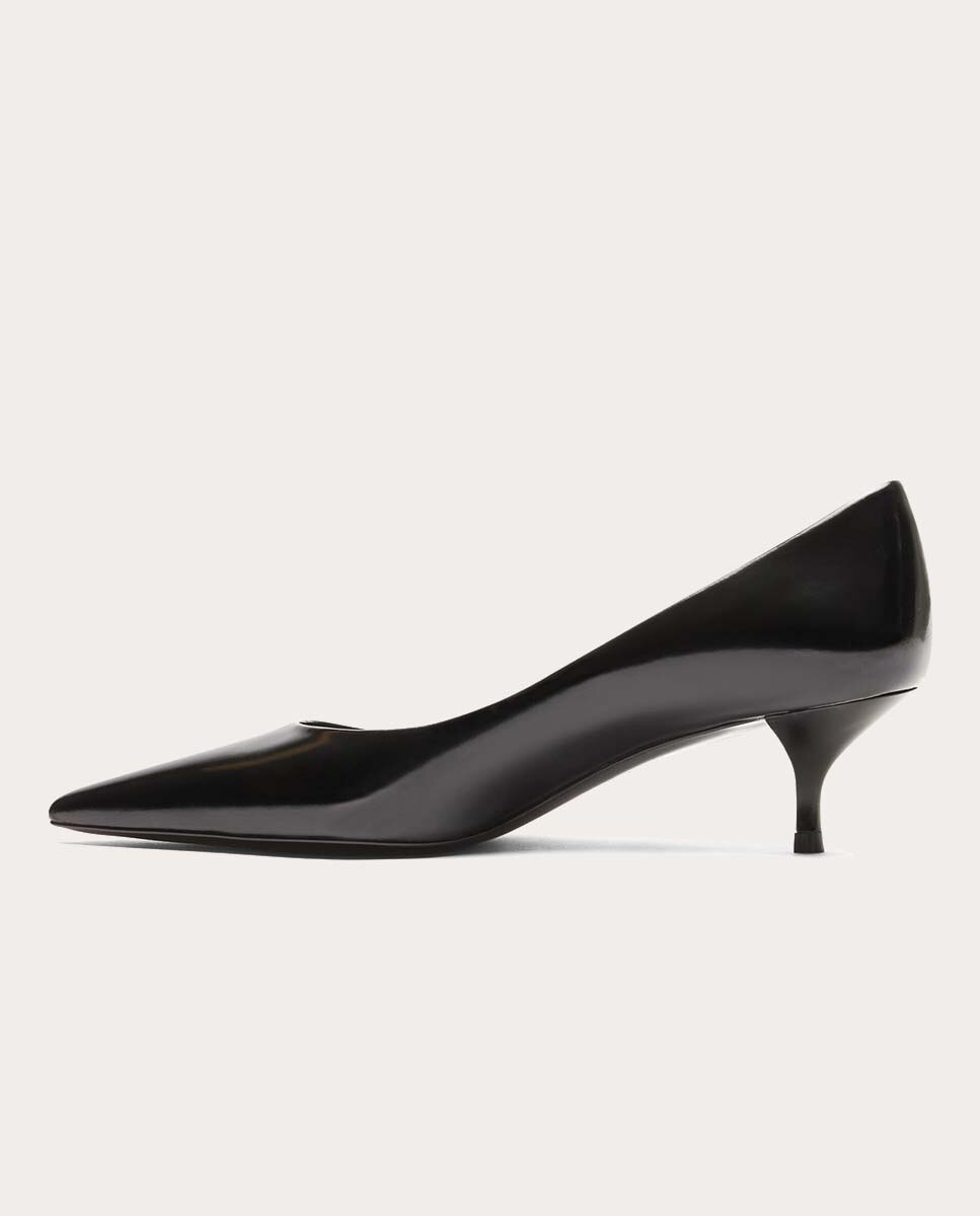 Sapatos de Salto Stuart Power em Pele Preto-5