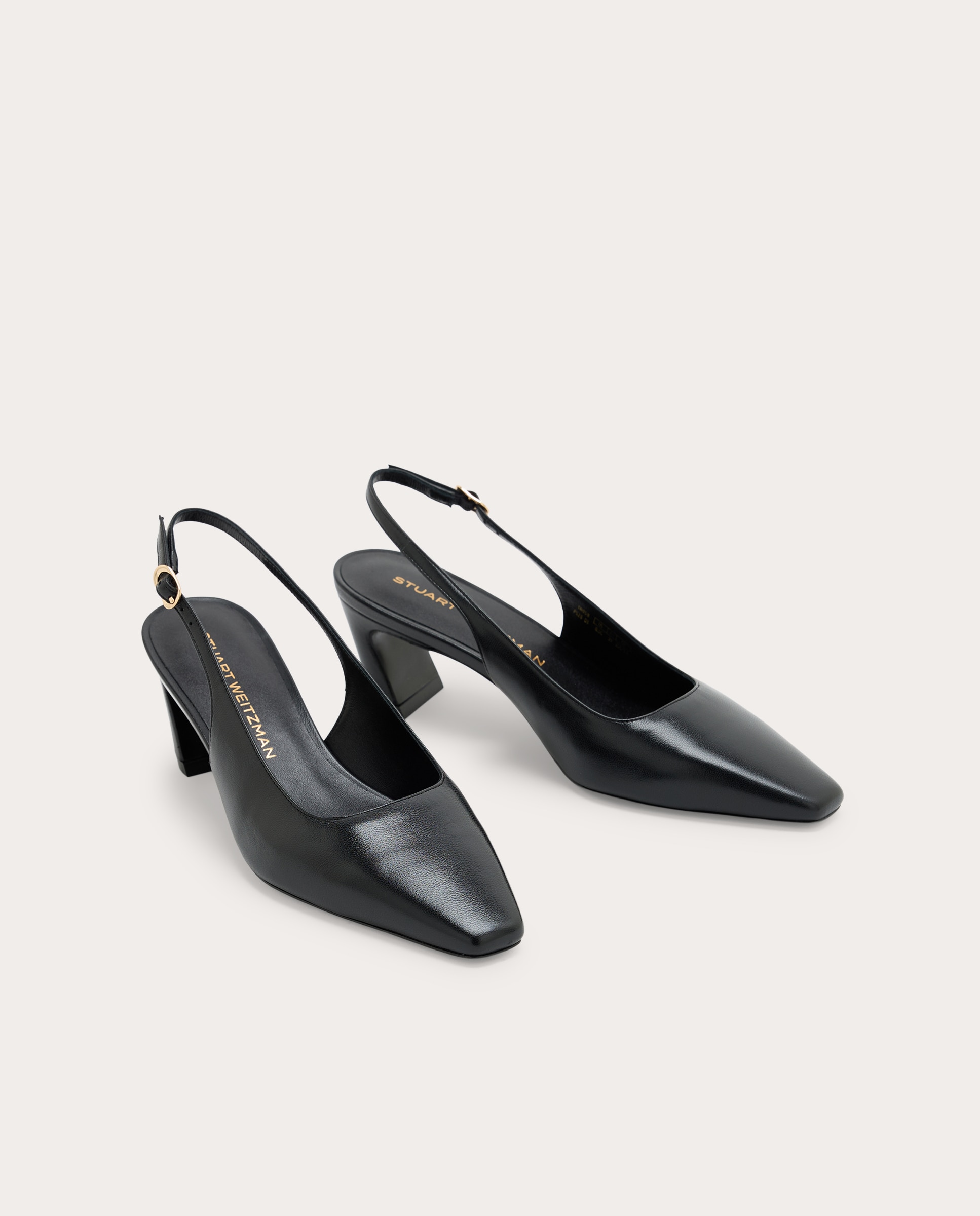 Sapatos de Salto Stassi Slingback 50 Preto-2