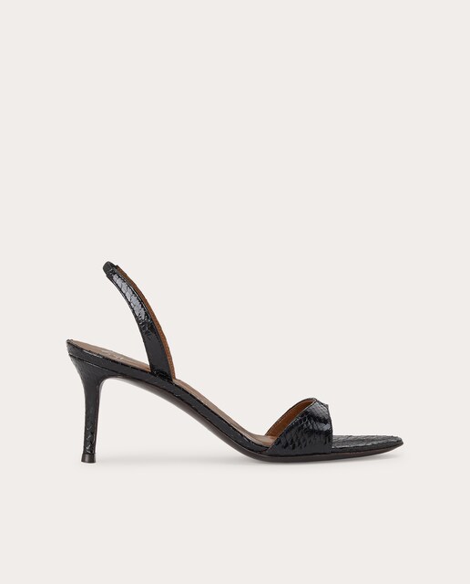 Imagen 0 de Sandalias de tacón de piel