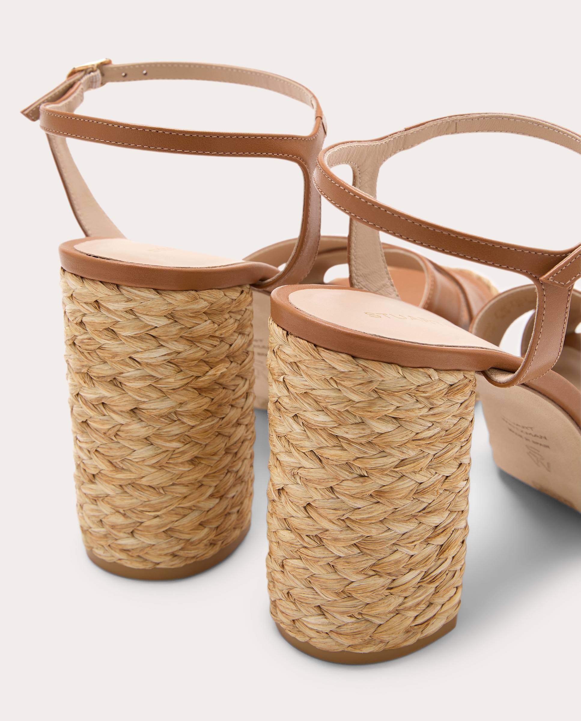 Sandálias de Salto Danya em Pele Castanho-3