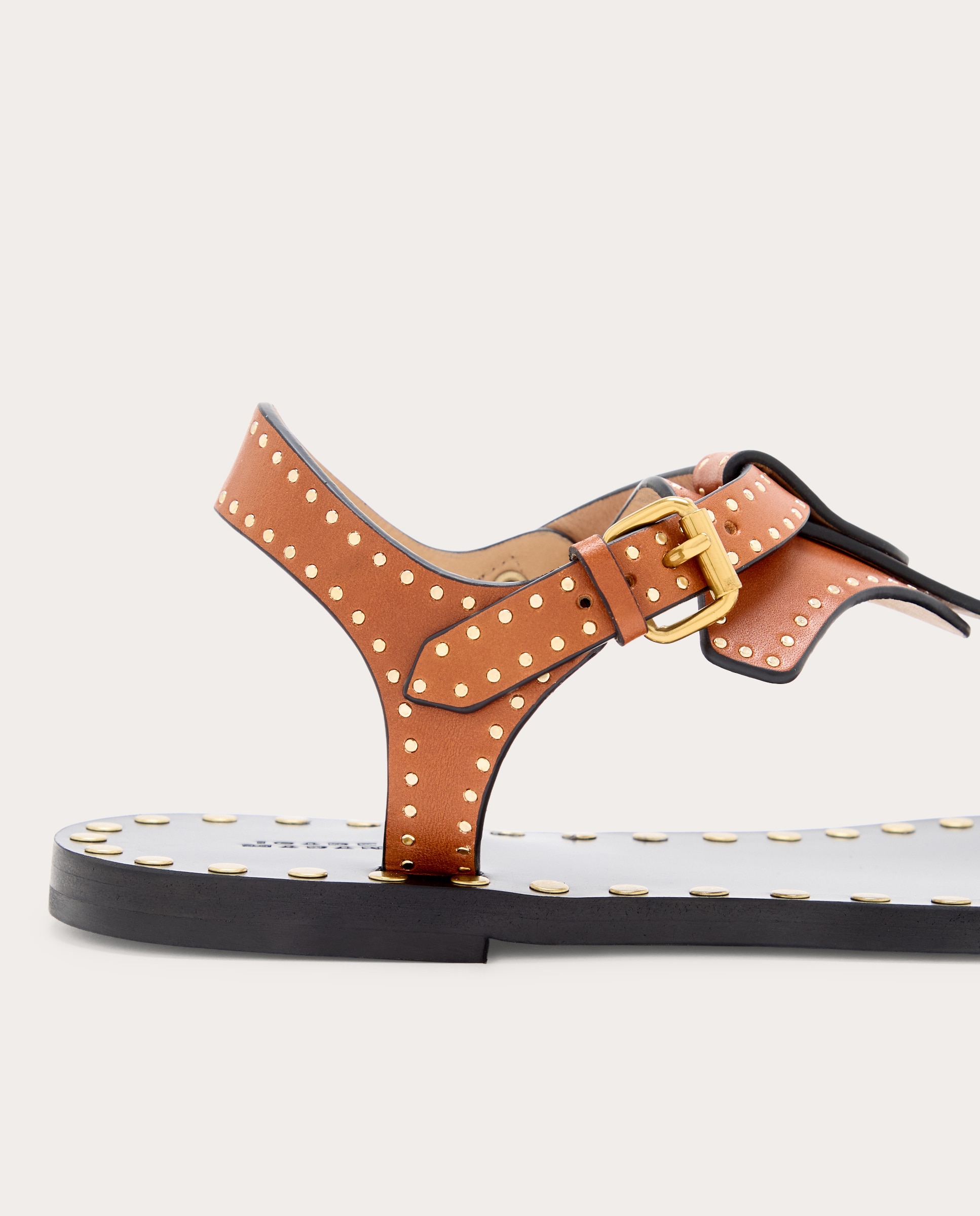 Sandalia plana Joonya de piel - Negro Negro-6