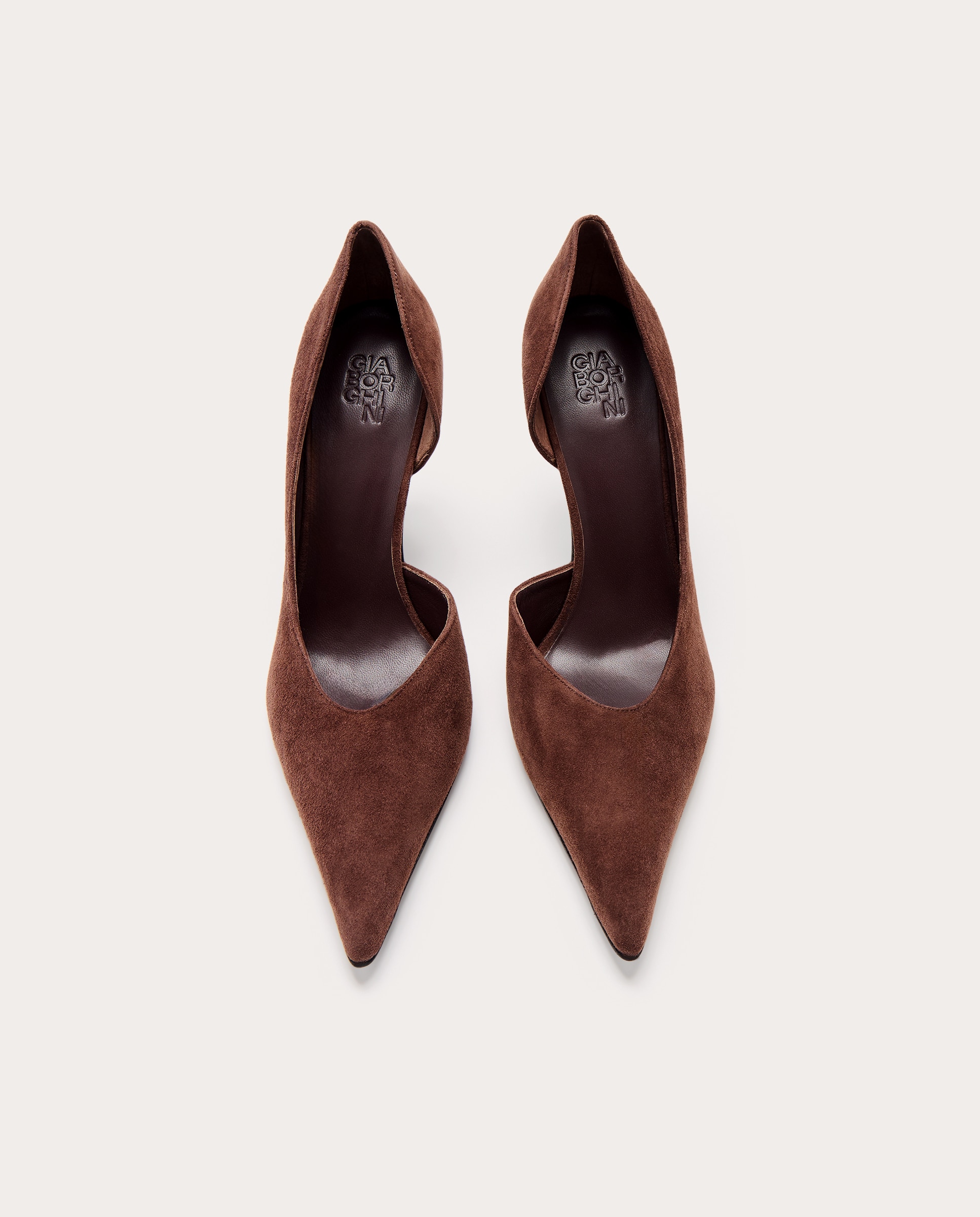Imagen 4 de Zapatos Stilettos Barbara de ante - Marrón oscuro Marrón oscuro