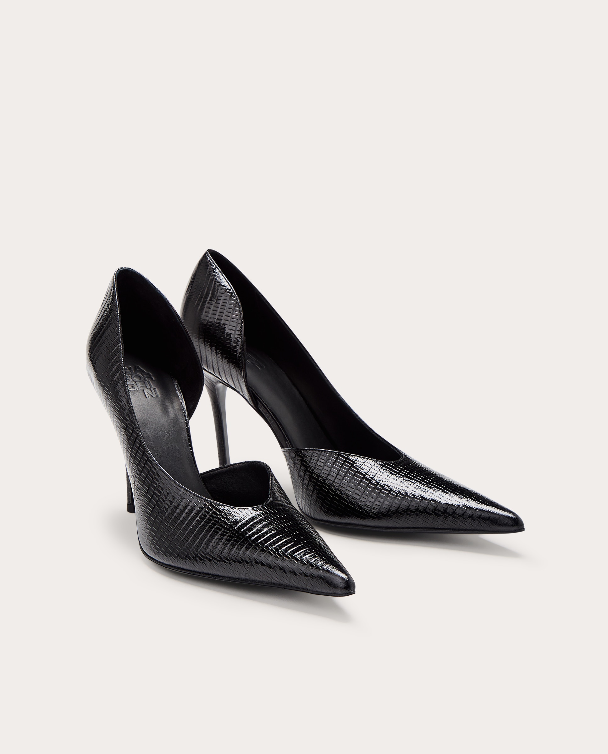 Imagen 2 de Zapatos Stilettos Barbara de piel - Negro Negro