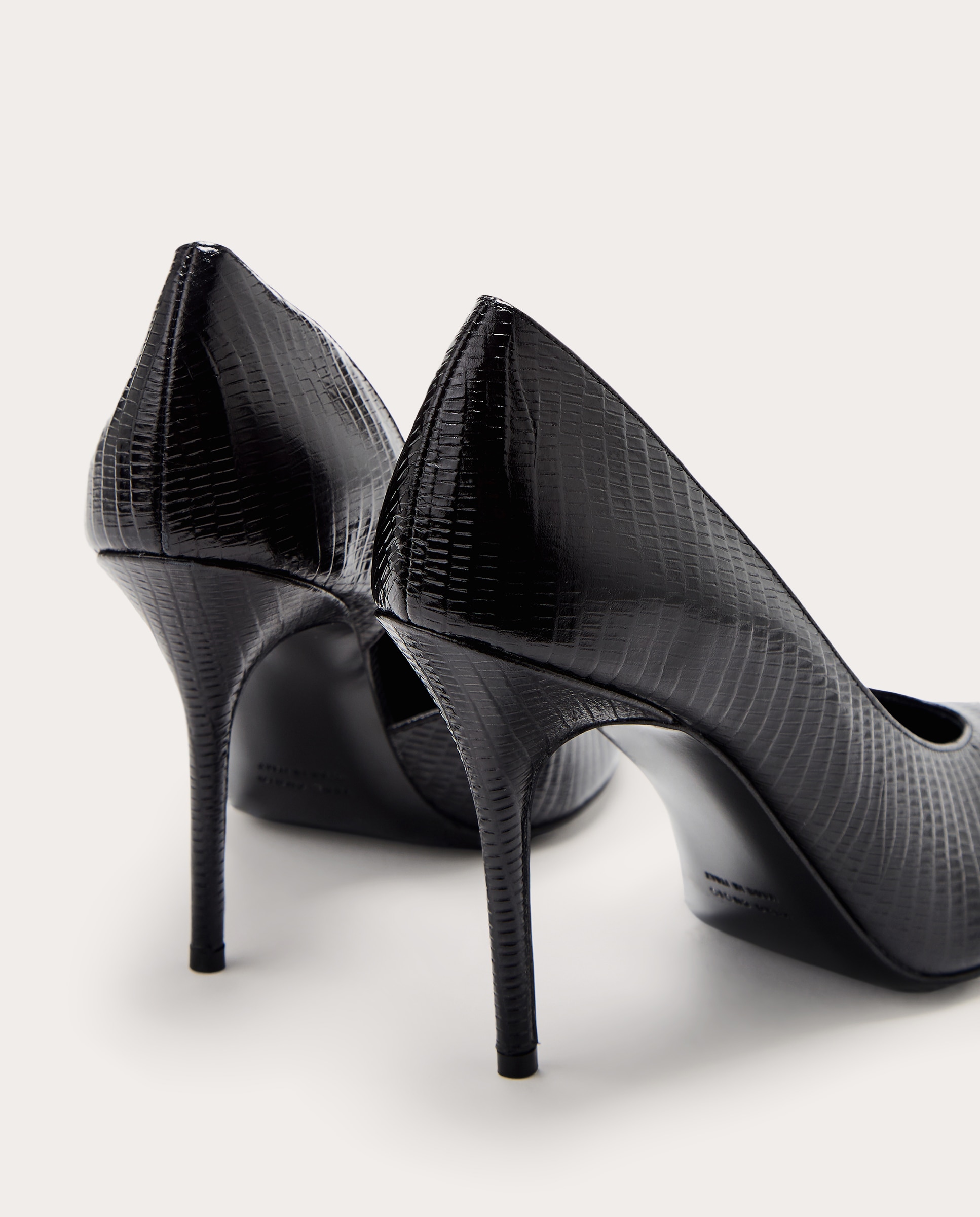 Imagen 3 de Zapatos Stilettos Barbara de piel - Negro Negro