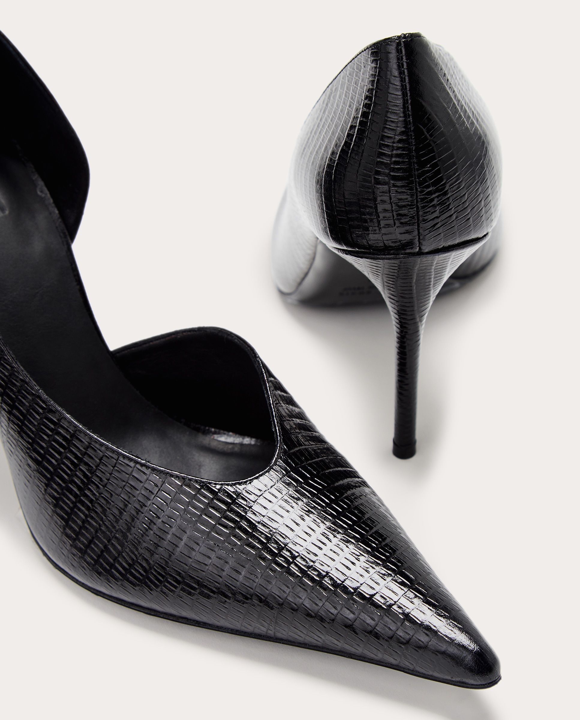 Imagen 6 de Zapatos Stilettos Barbara de piel - Negro Negro