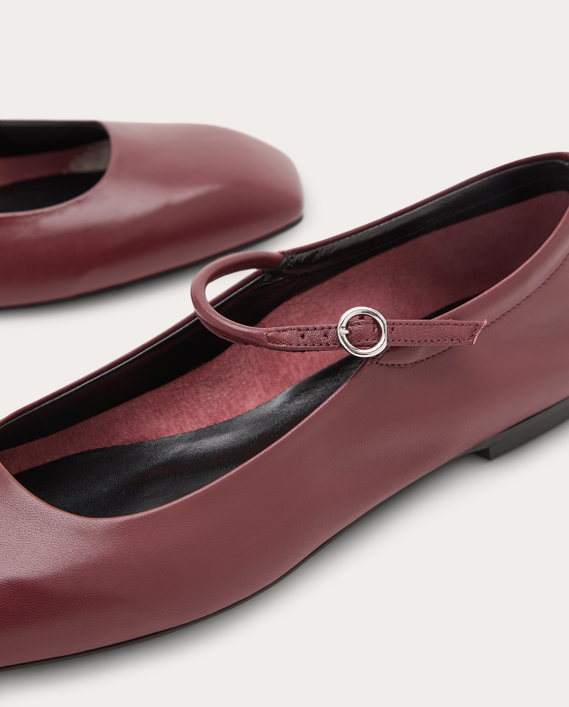 Sapatos de Presilha Rasos Bordeaux-5