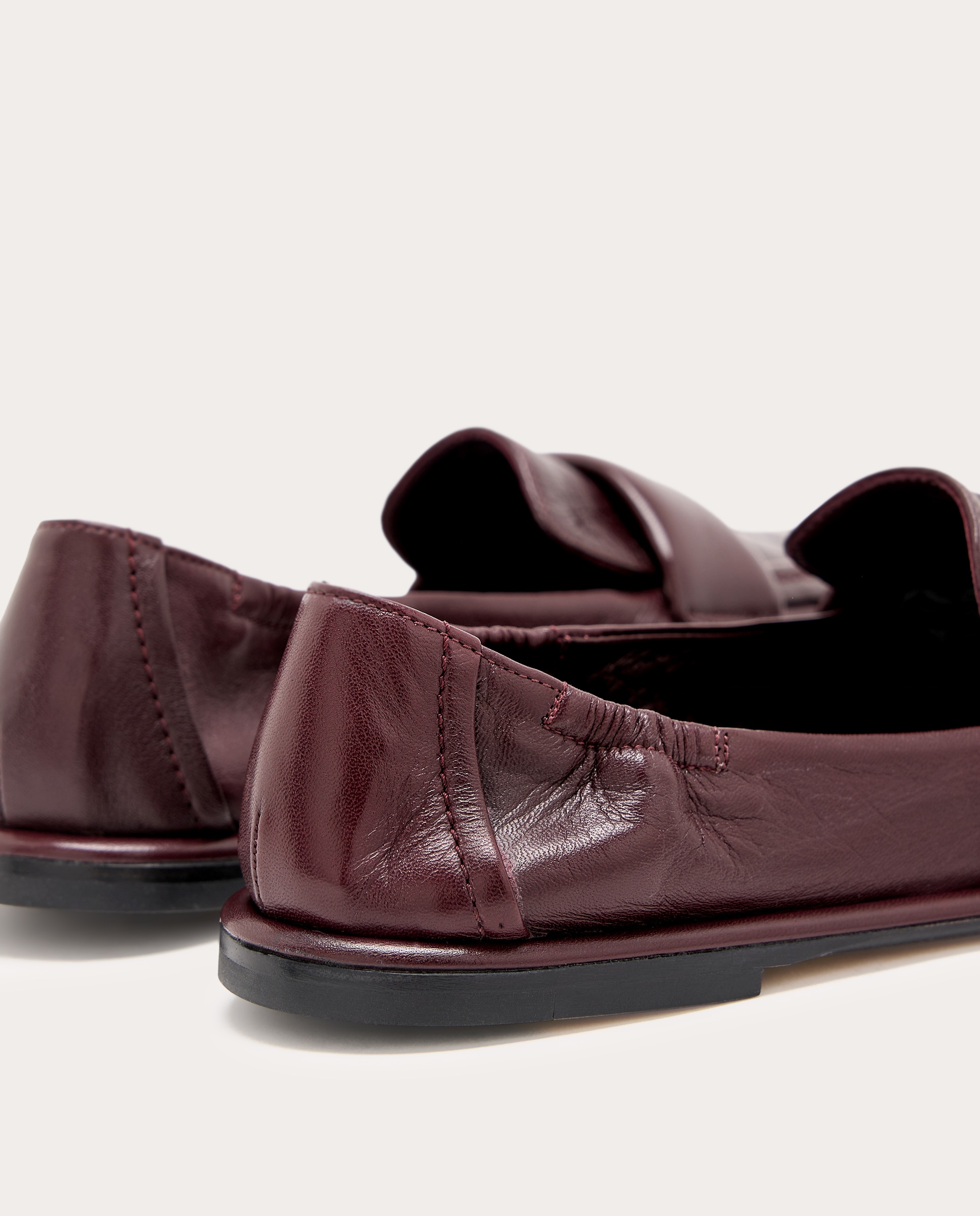 Mocasines Mia de piel napa - Burdeos Burdeos-3