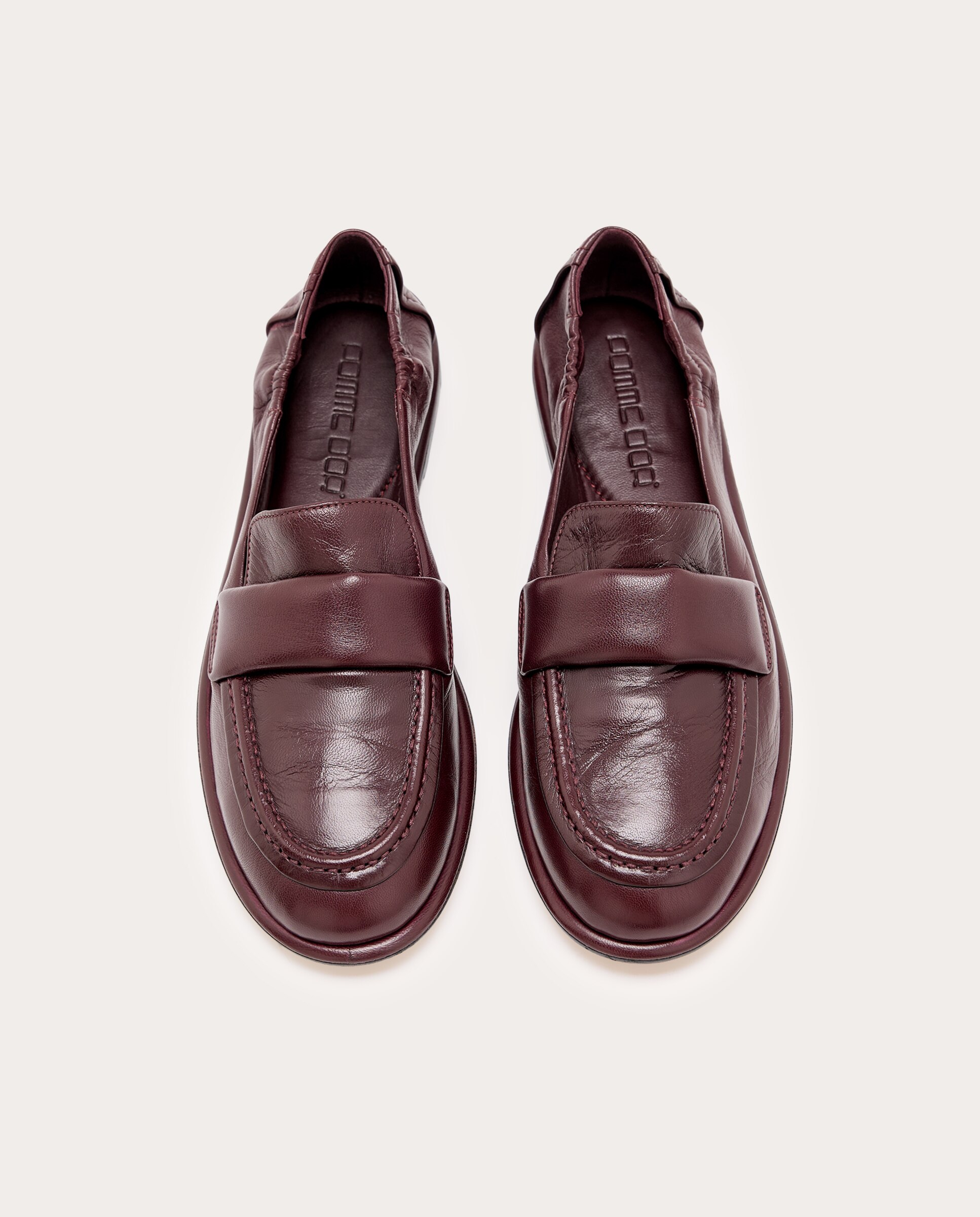 Mocasines Mia de piel napa - Burdeos Burdeos-4