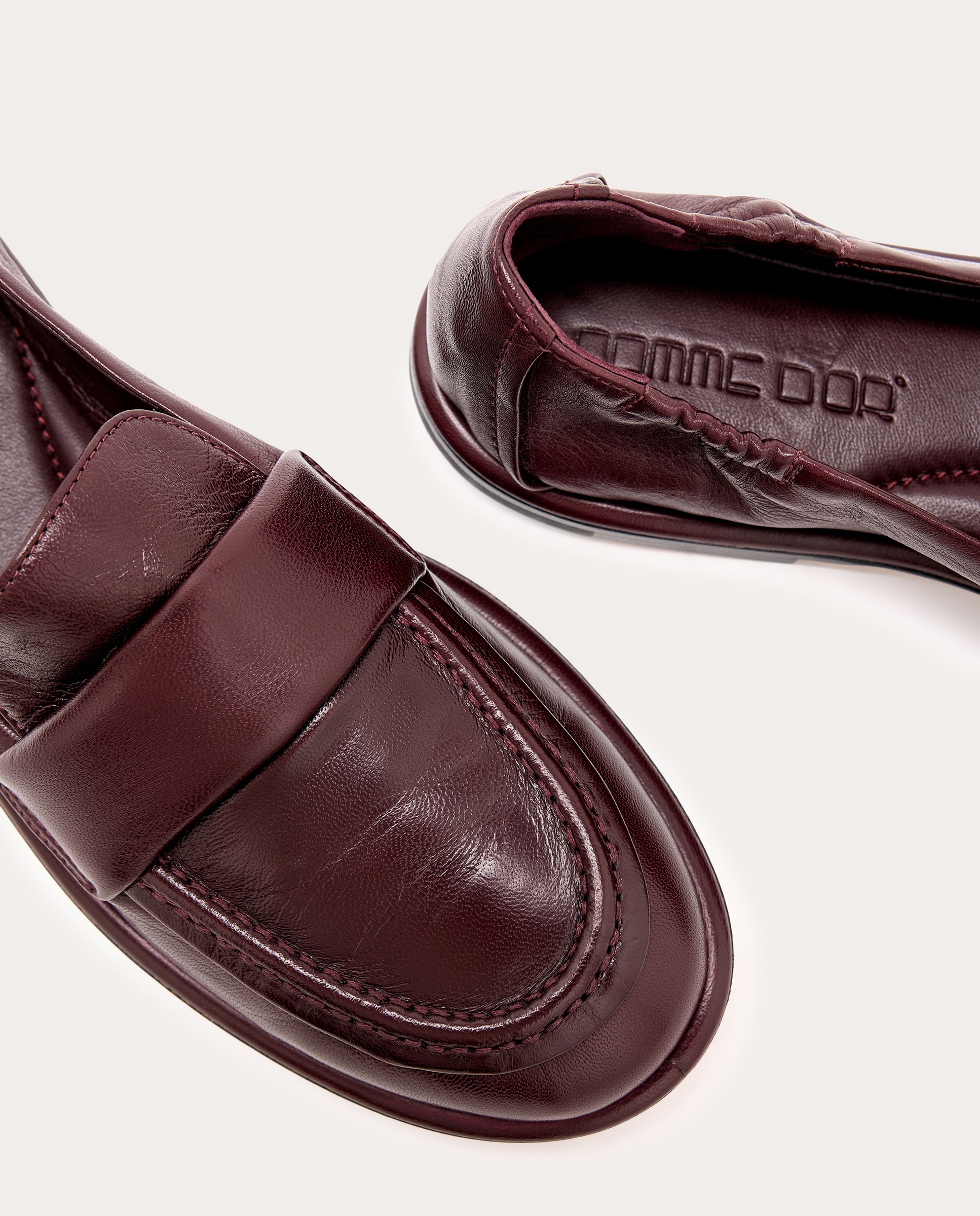 Mocasines Mia de piel napa - Burdeos Burdeos-5