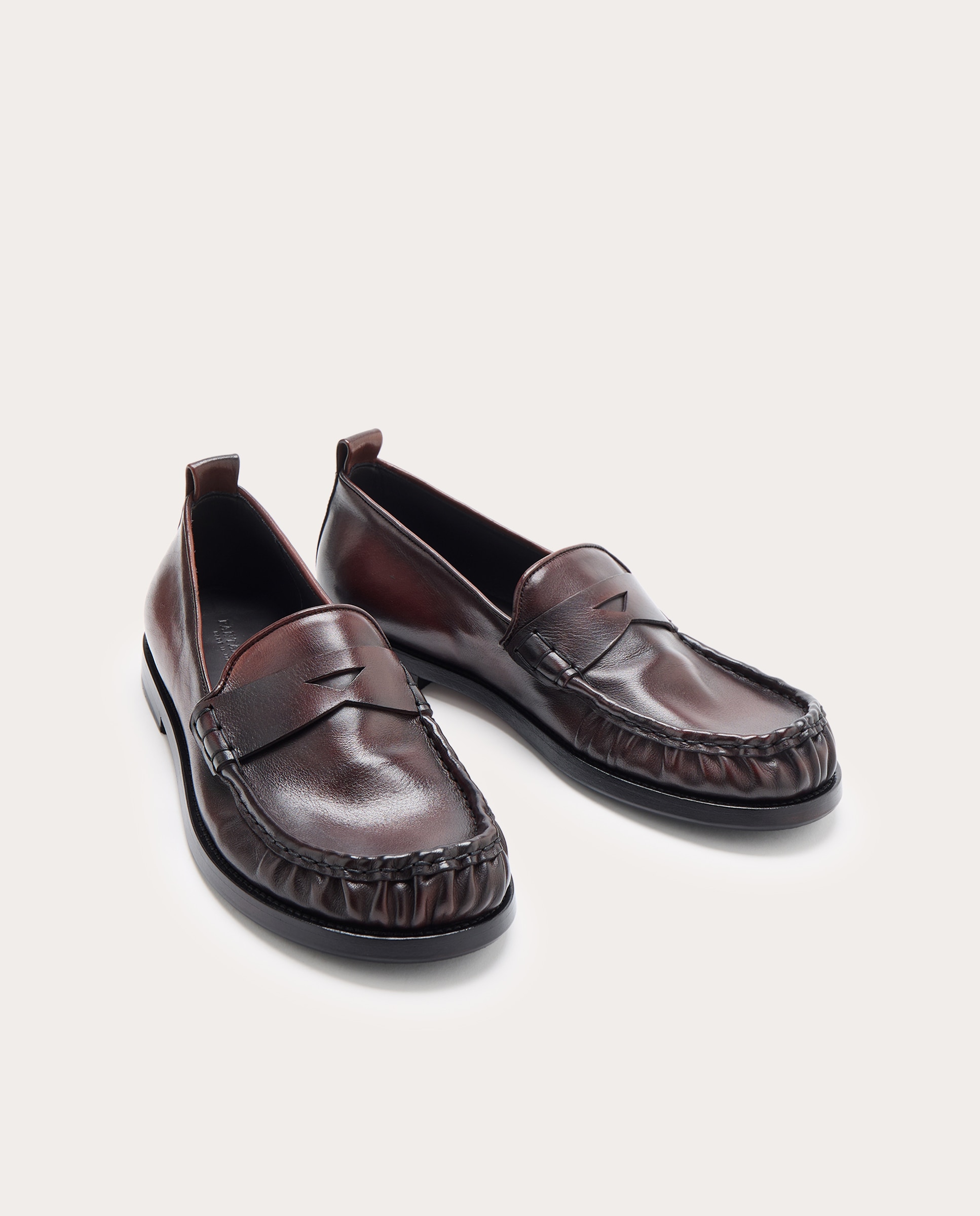 Imagen 2 de Mocasines de piel 20202H - Marrón Marrón