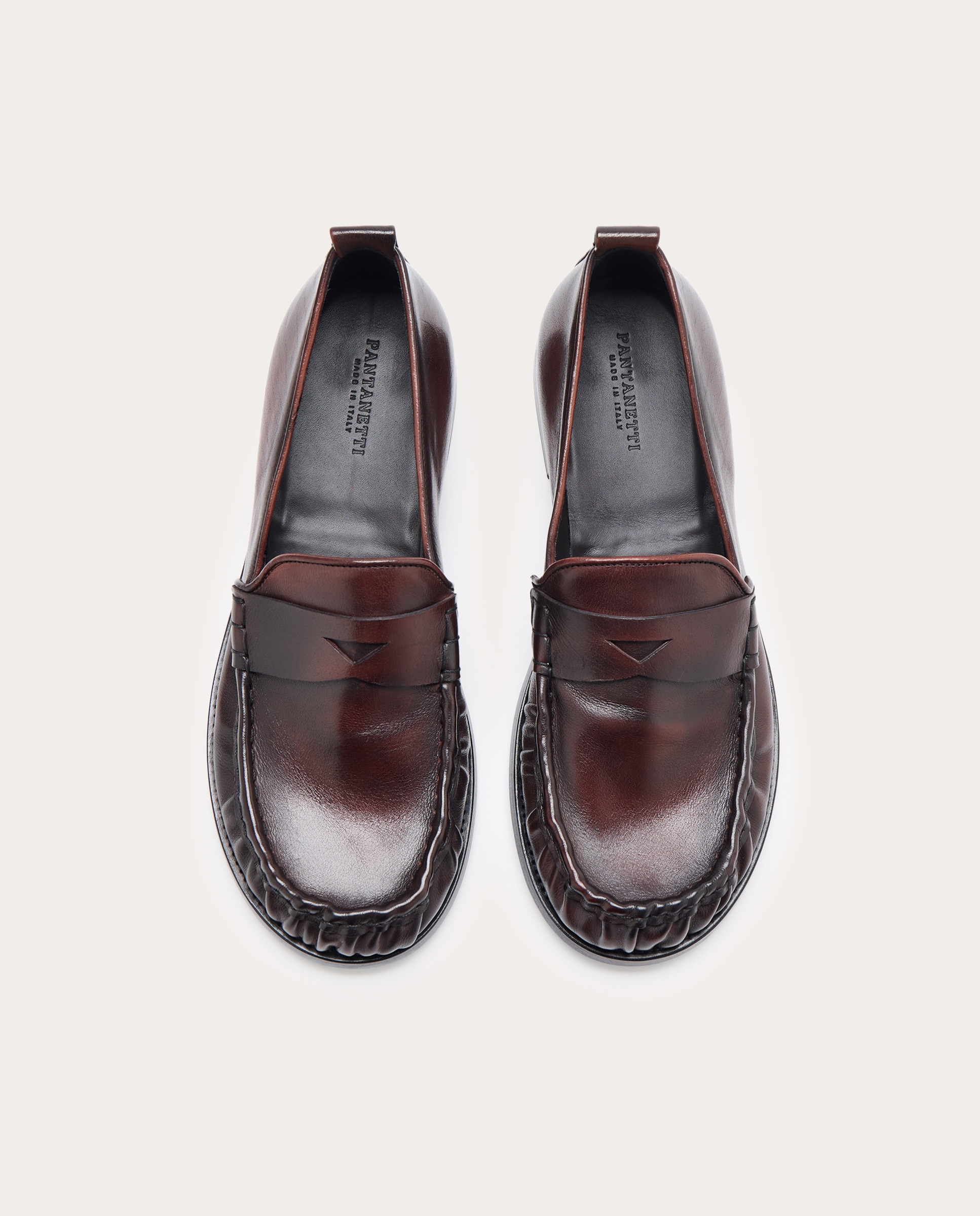 Imagen 4 de Mocasines de piel 20202H - Marrón Marrón