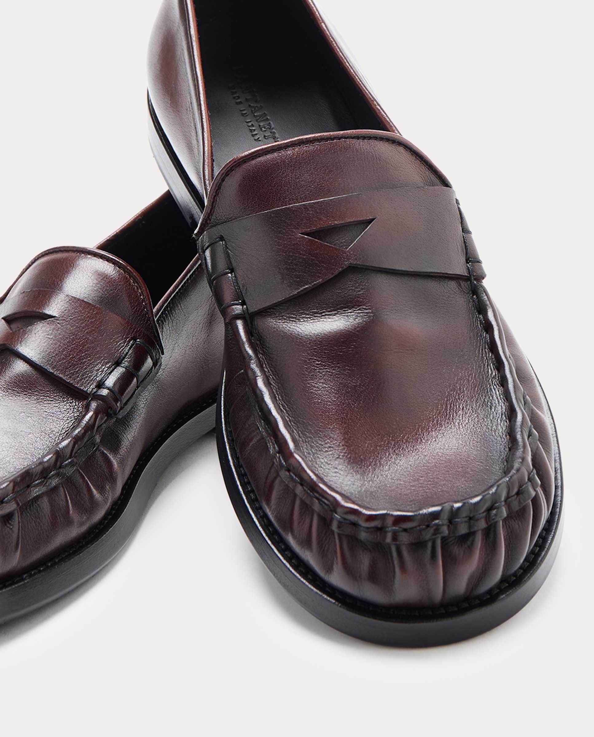 Imagen 5 de Mocasines de piel 20202H - Marrón Marrón