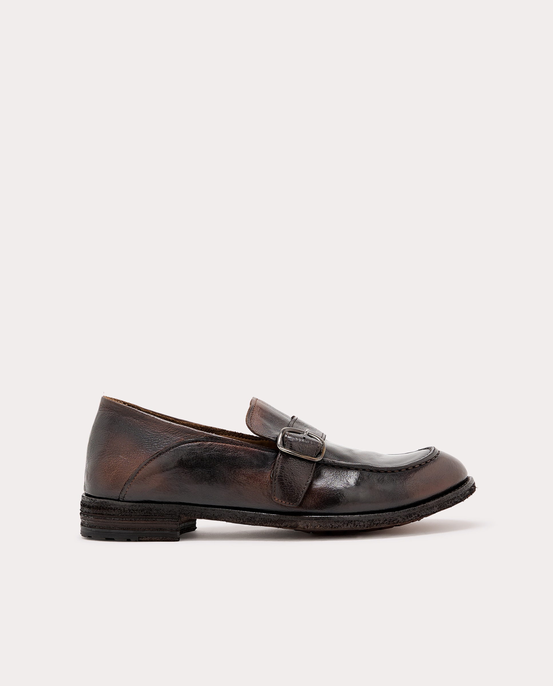 Mocasines Lexikon de piel con hebilla - Marrón Marrón-1