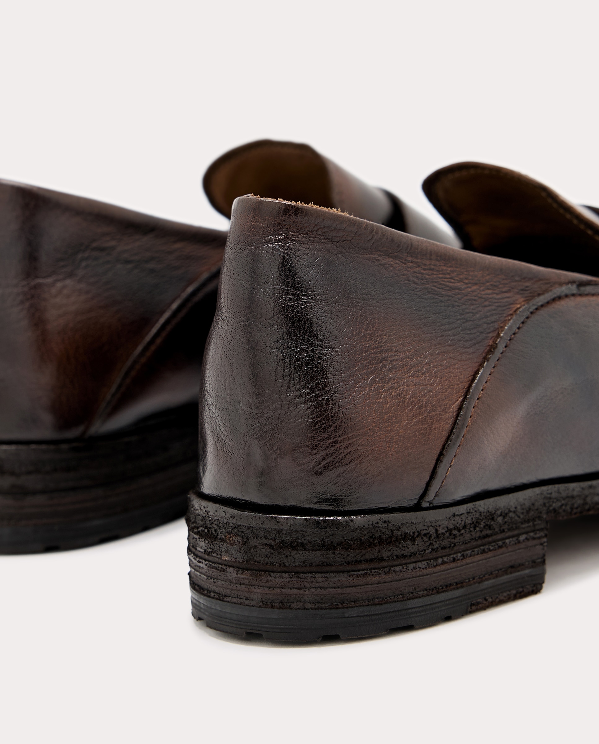 Mocasines Lexikon de piel con hebilla - Marrón Marrón-3