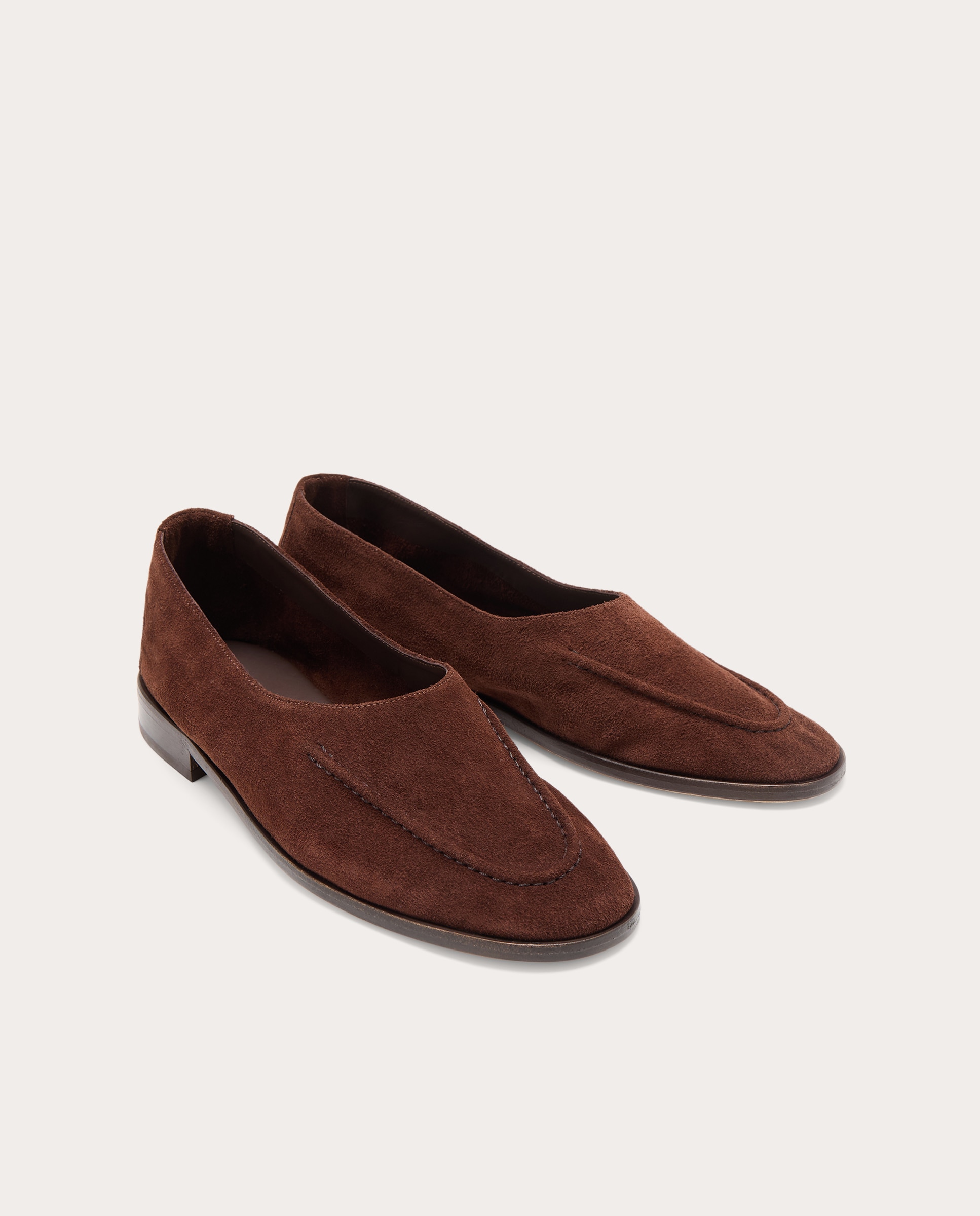 Imagen 2 de Mocasines Juliol de ante - Marrón oscuro Marrón oscuro