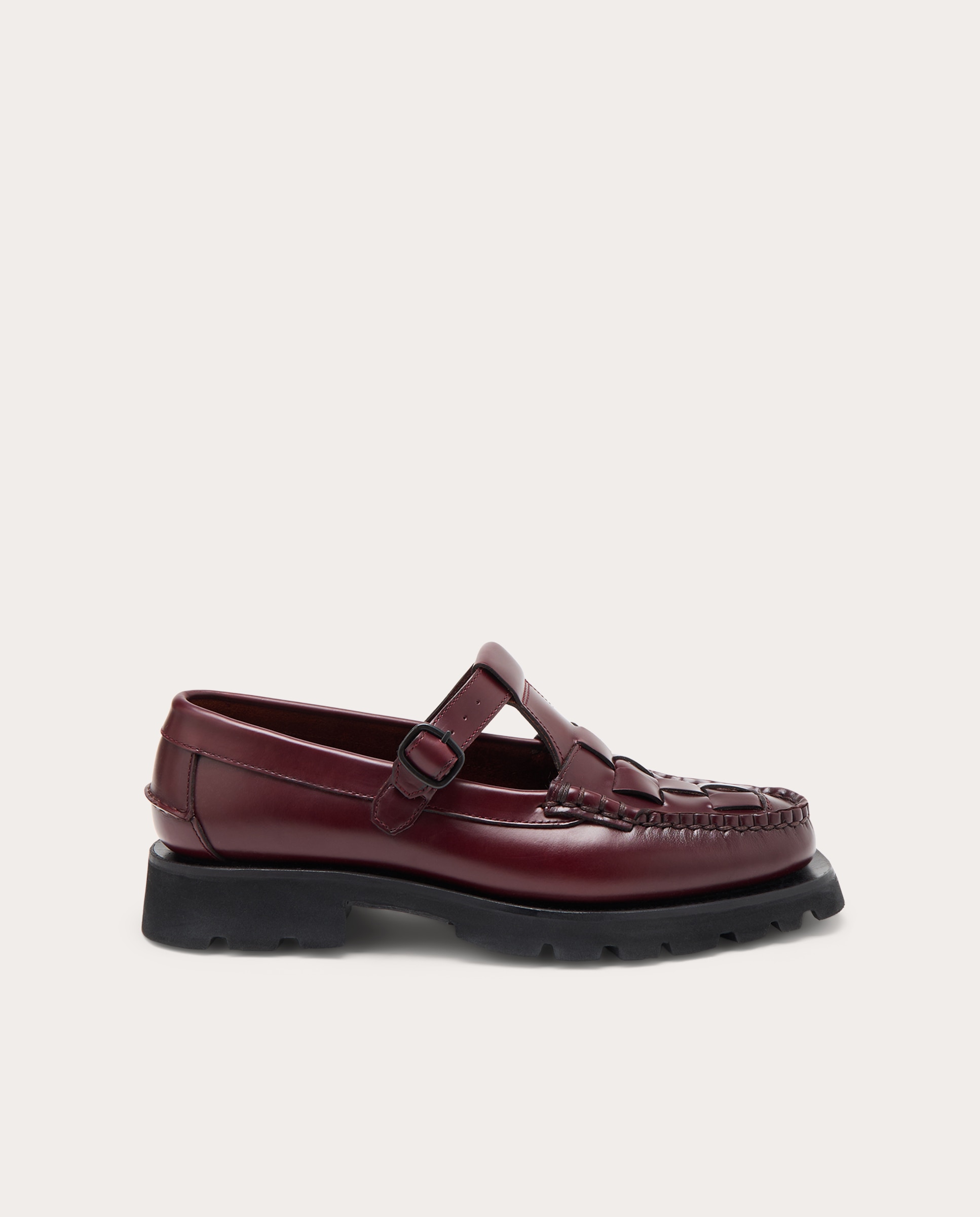 Imagen 1 de Mocasnies Soller de piel Burdeos