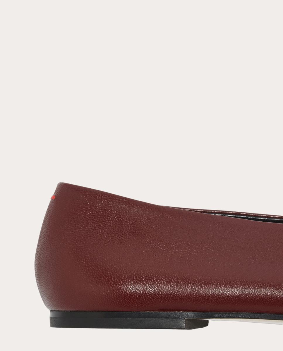 Sabrinas Betty de pele Bordeaux-4