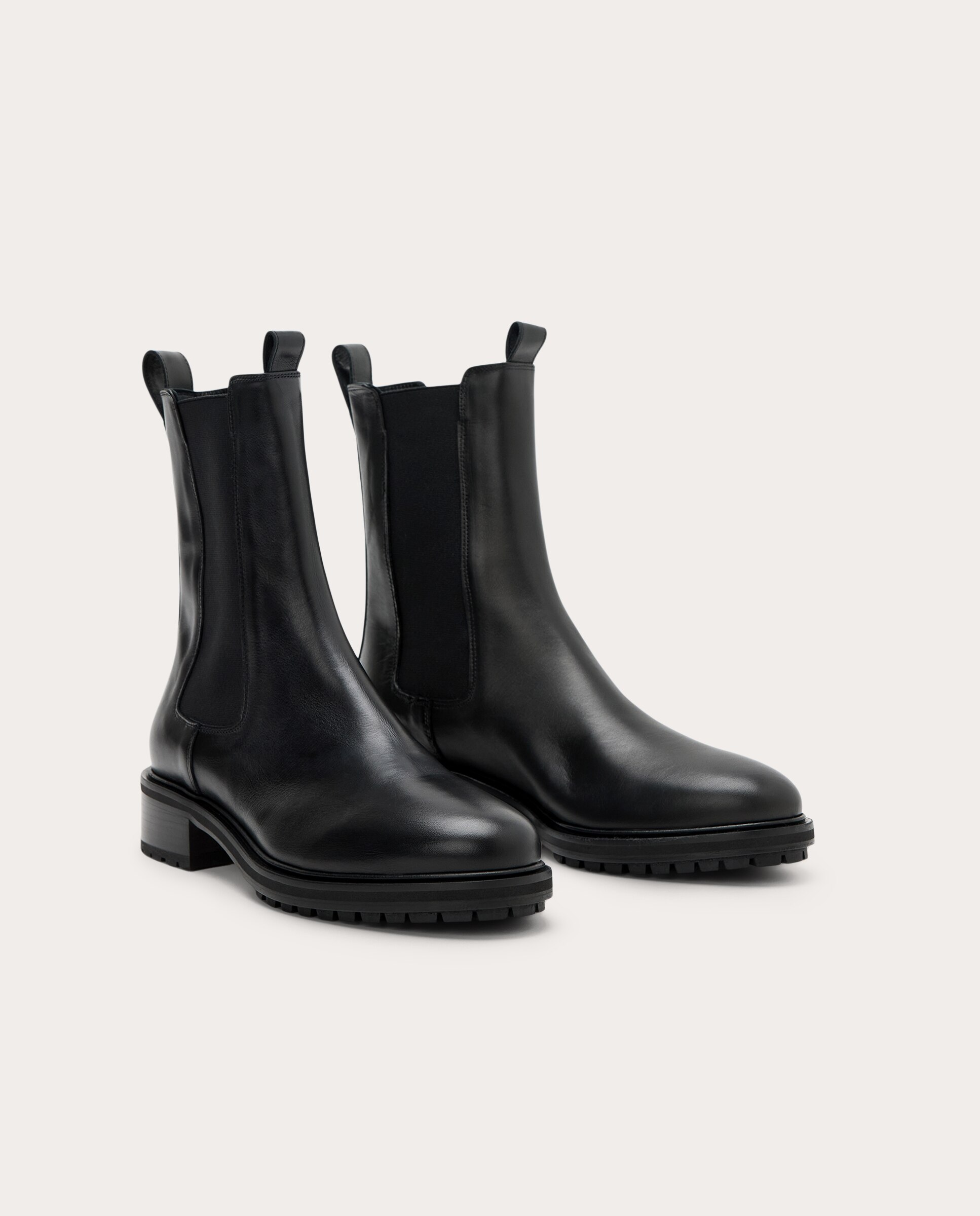 Botins Jack em Pele Preto-2