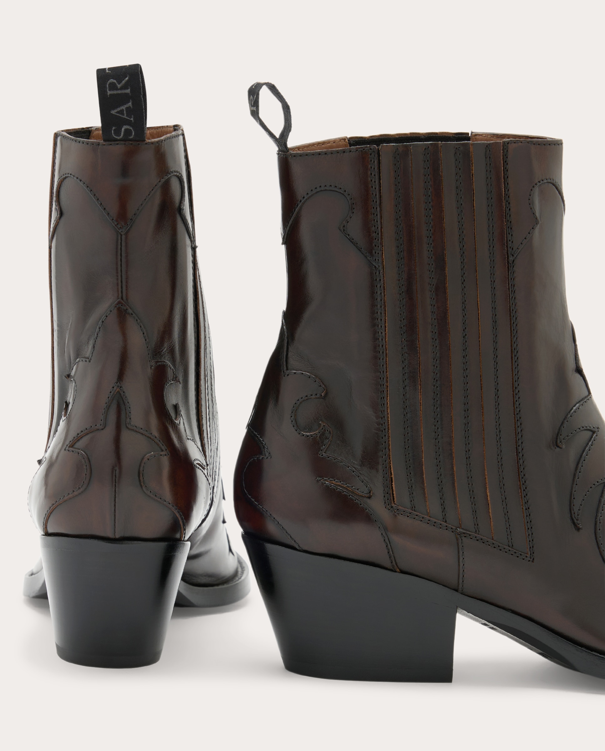 Imagen 3 de Botines Positano de piel - Marrón Marrón