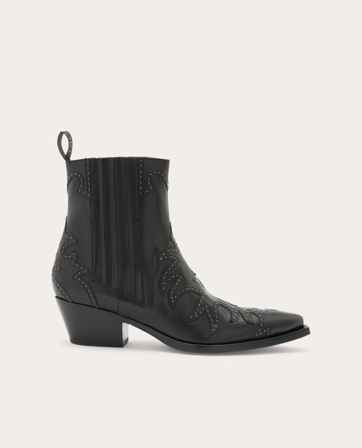 Imagen 0 de Botines Cowboy de piel