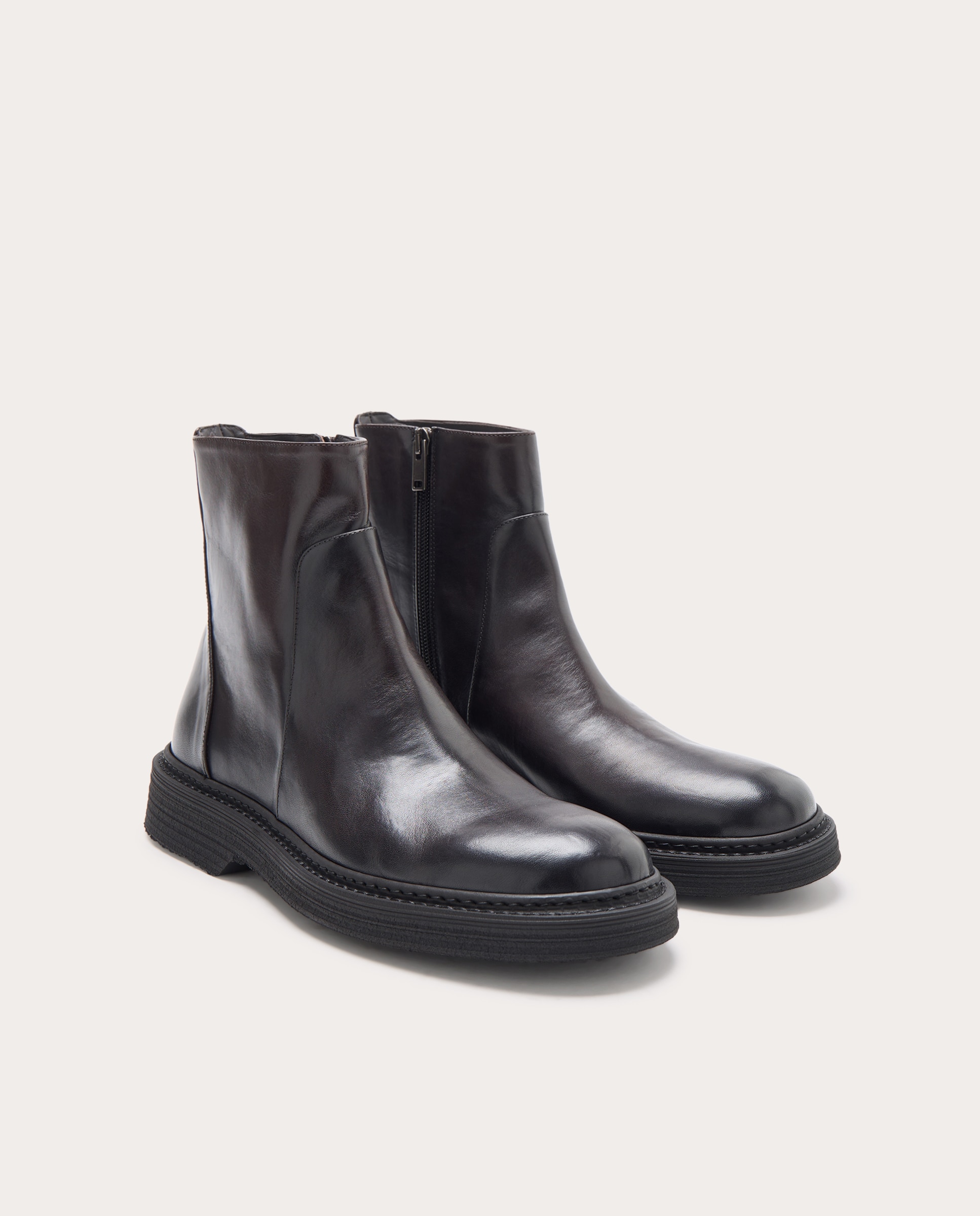 Imagen 2 de Botines de piel 20341G - Marrón Marrón