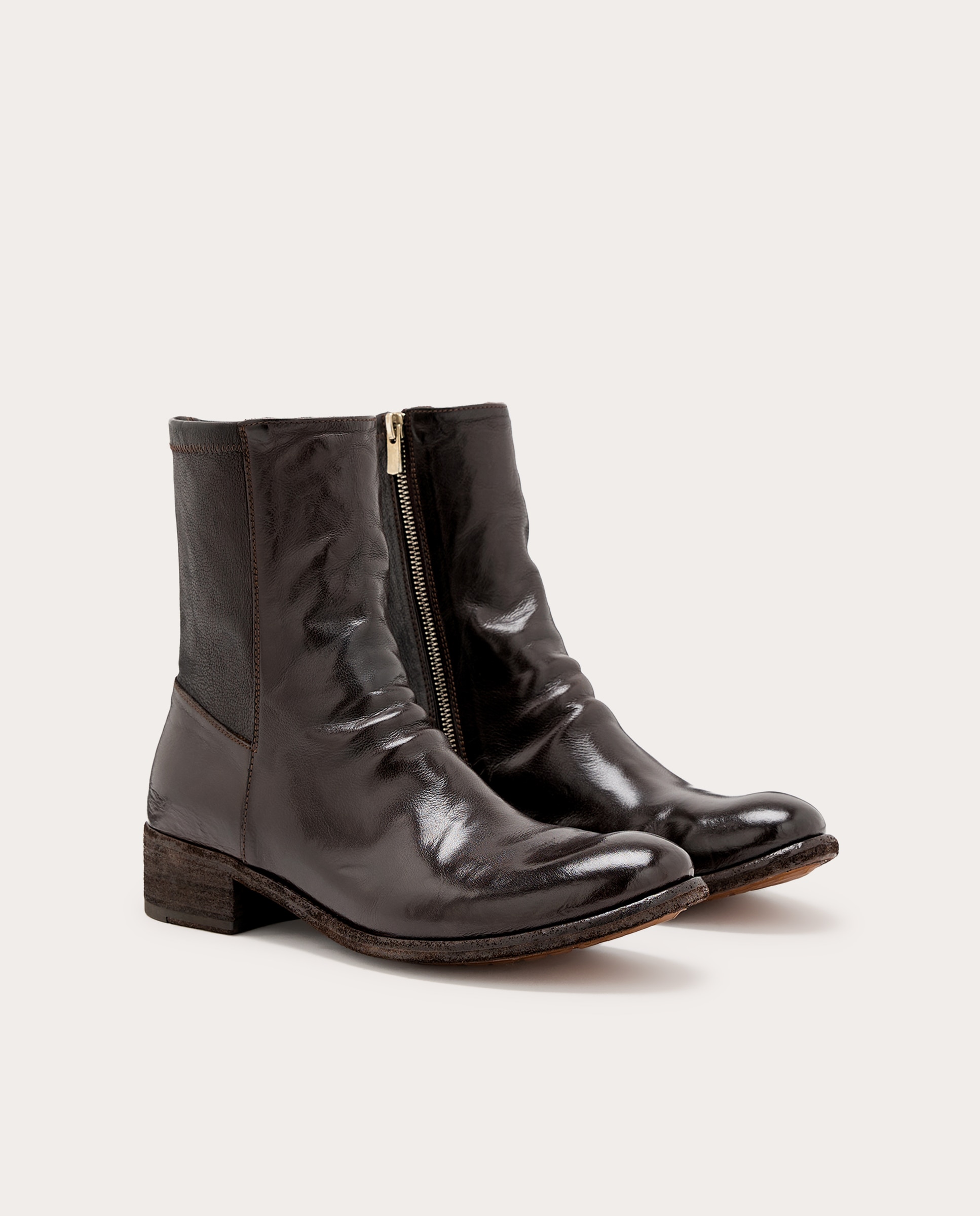 Imagen 2 de Botines Lison de piel - Marrón Marrón
