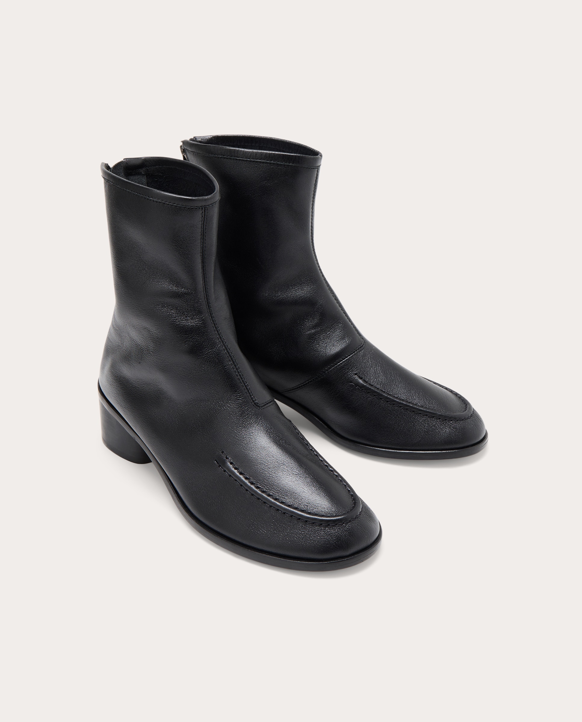 Imagen 2 de Botines Juliol de piel - Negro Negro