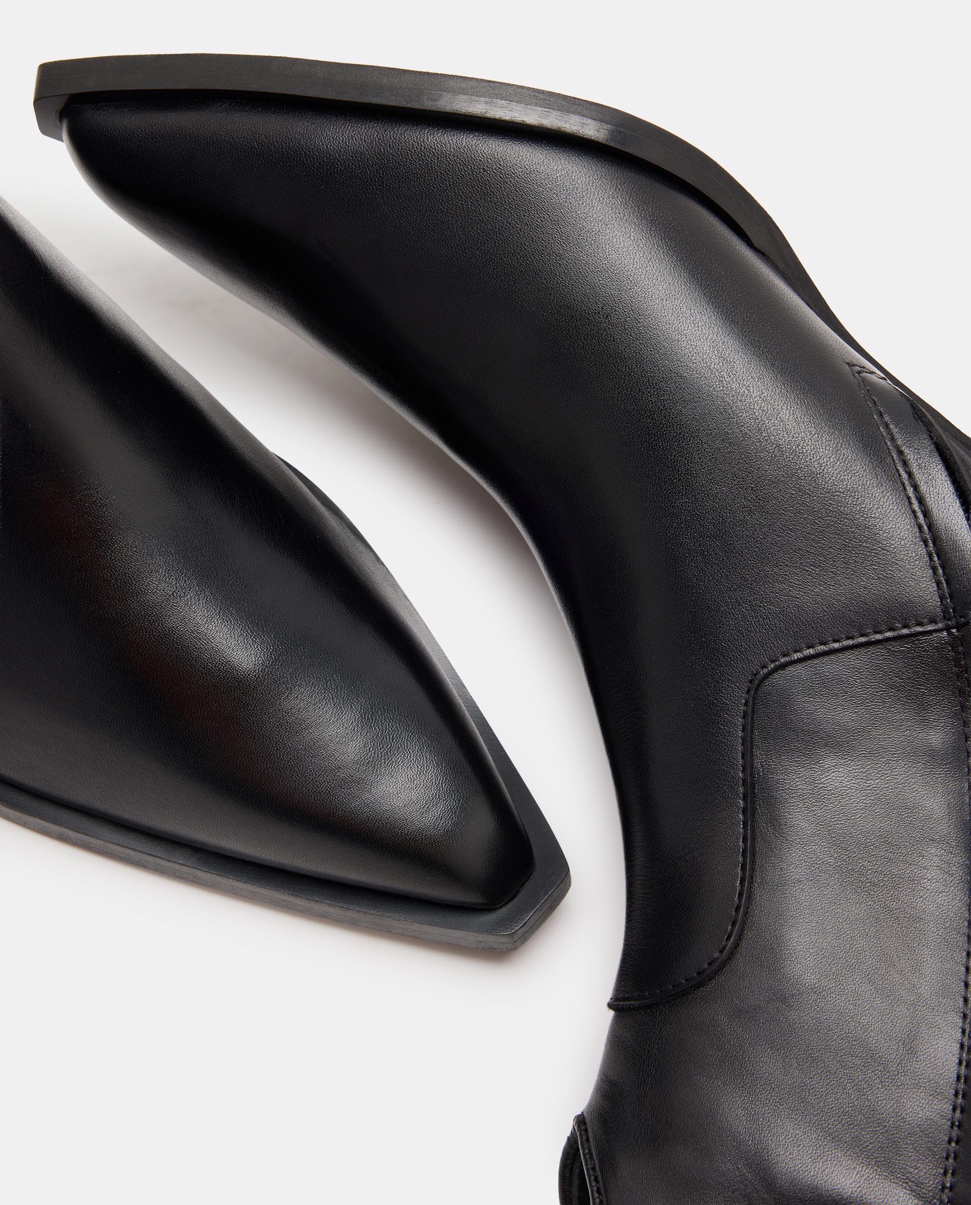 Imagen 4 de Botines cowboy Dallas de piel - Negro Negro