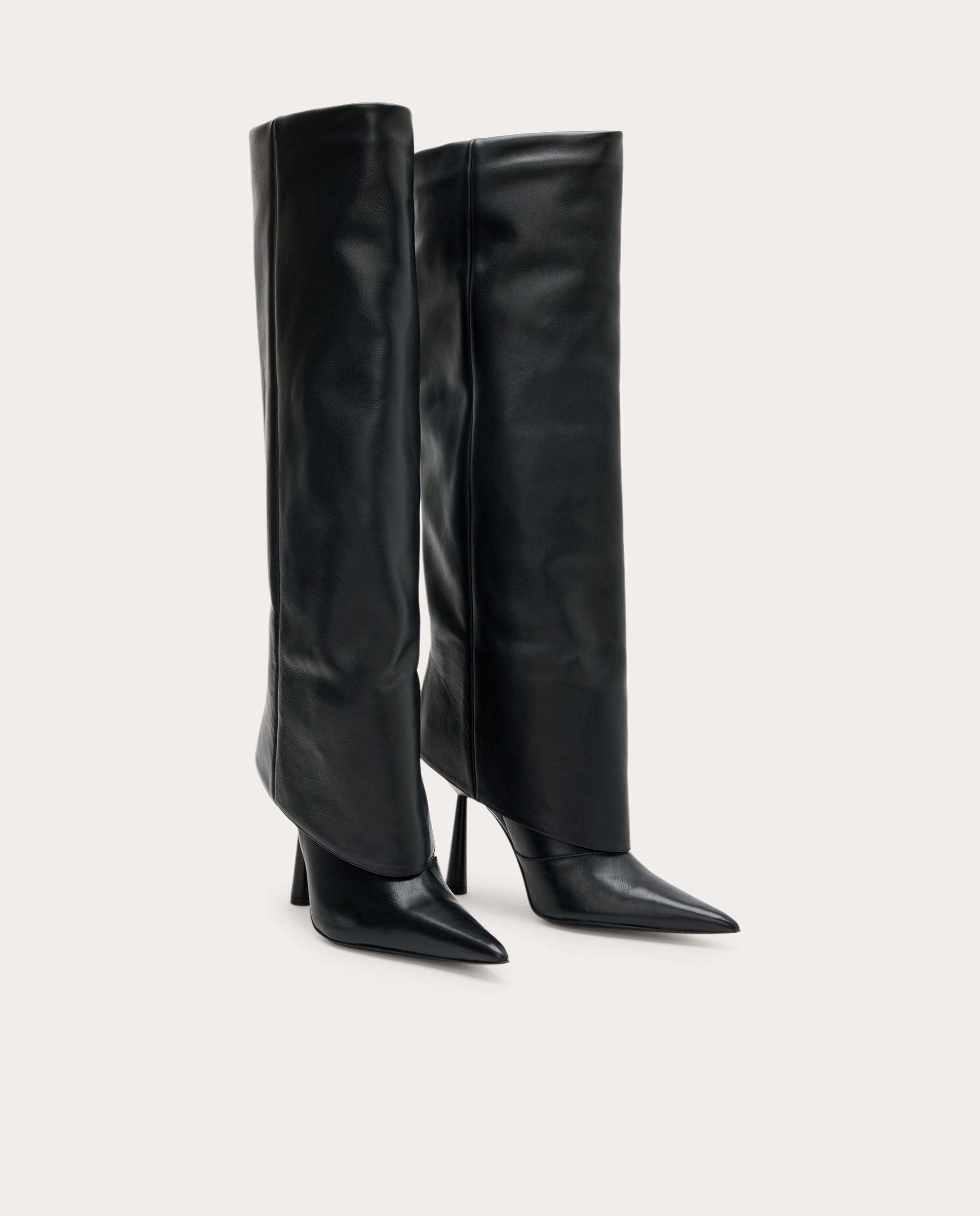 Botas de piel - Negro Negro-2