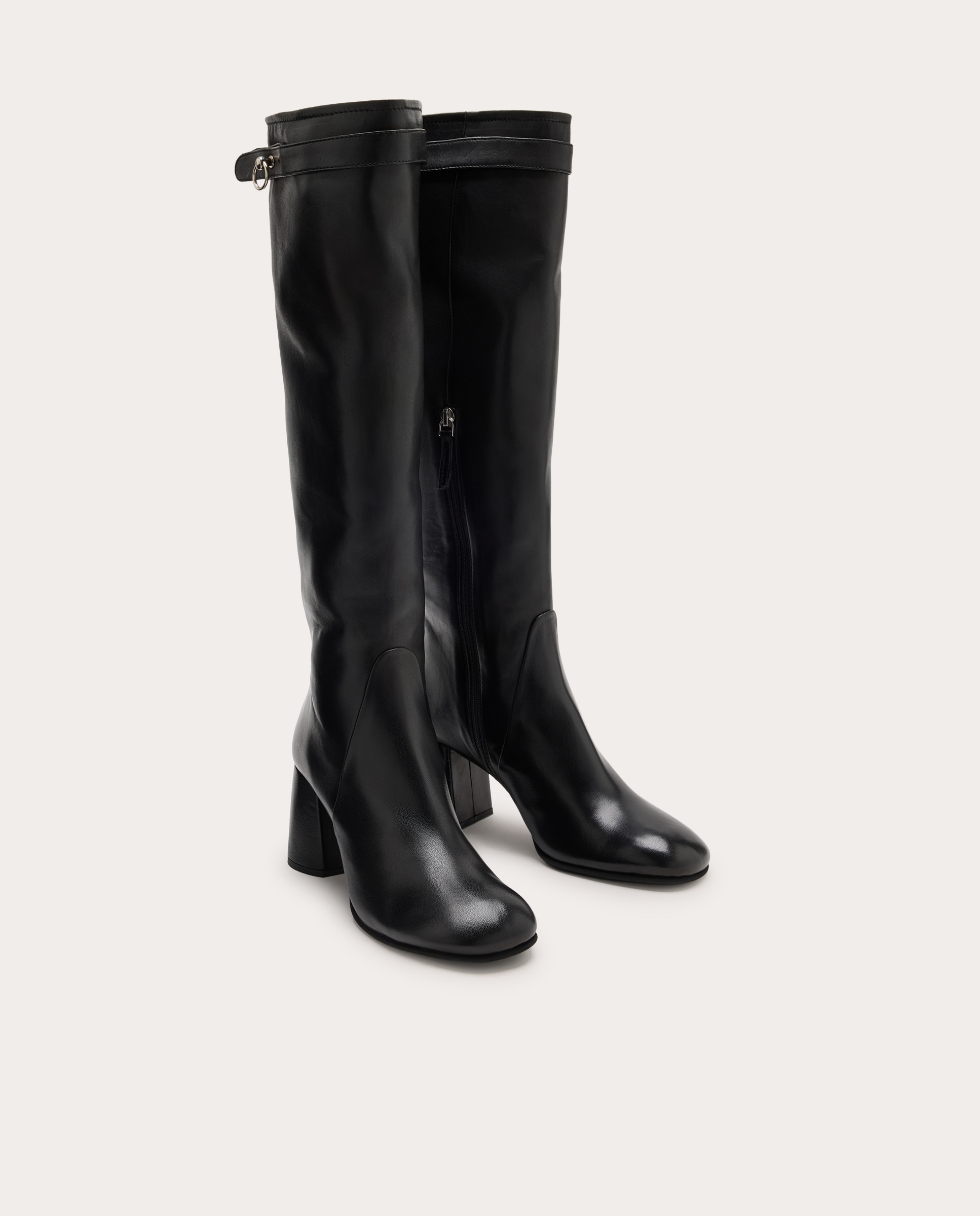 Imagen 2 de Botas Lema de ante hasta la rodilla - Negro Negro