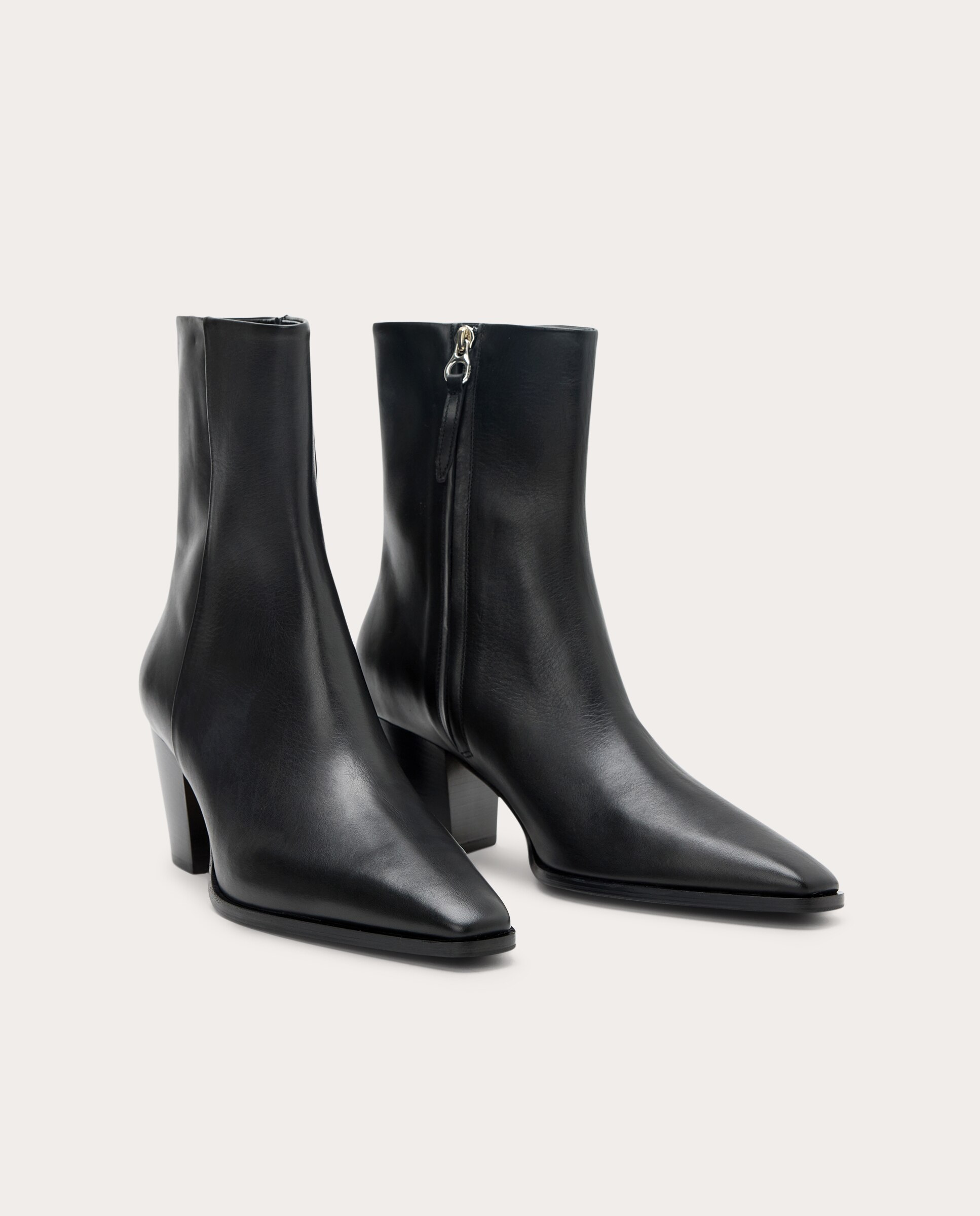 Botins Hedvig em Pele Preto-2