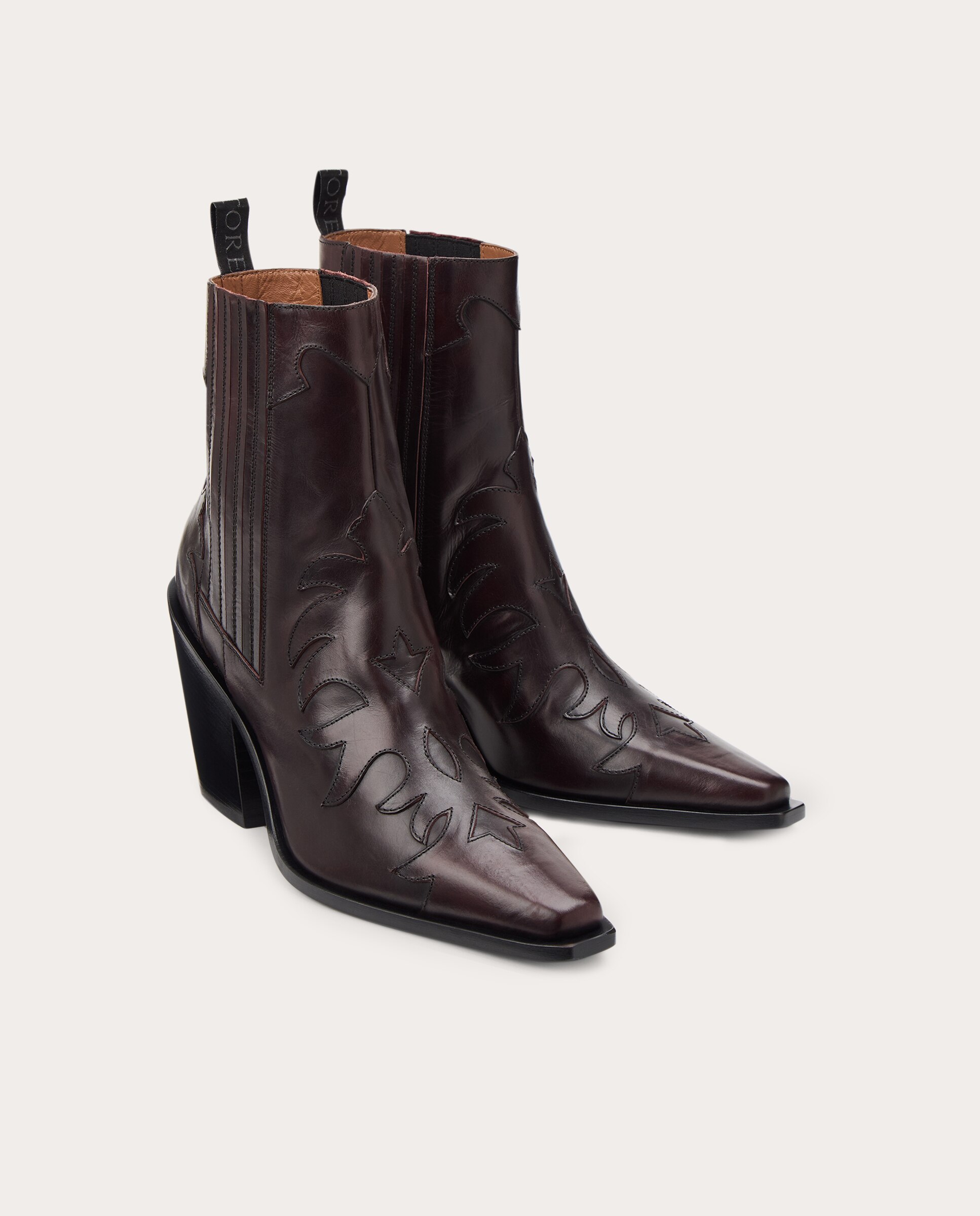 Botins Parma em Pele Bordeaux-2