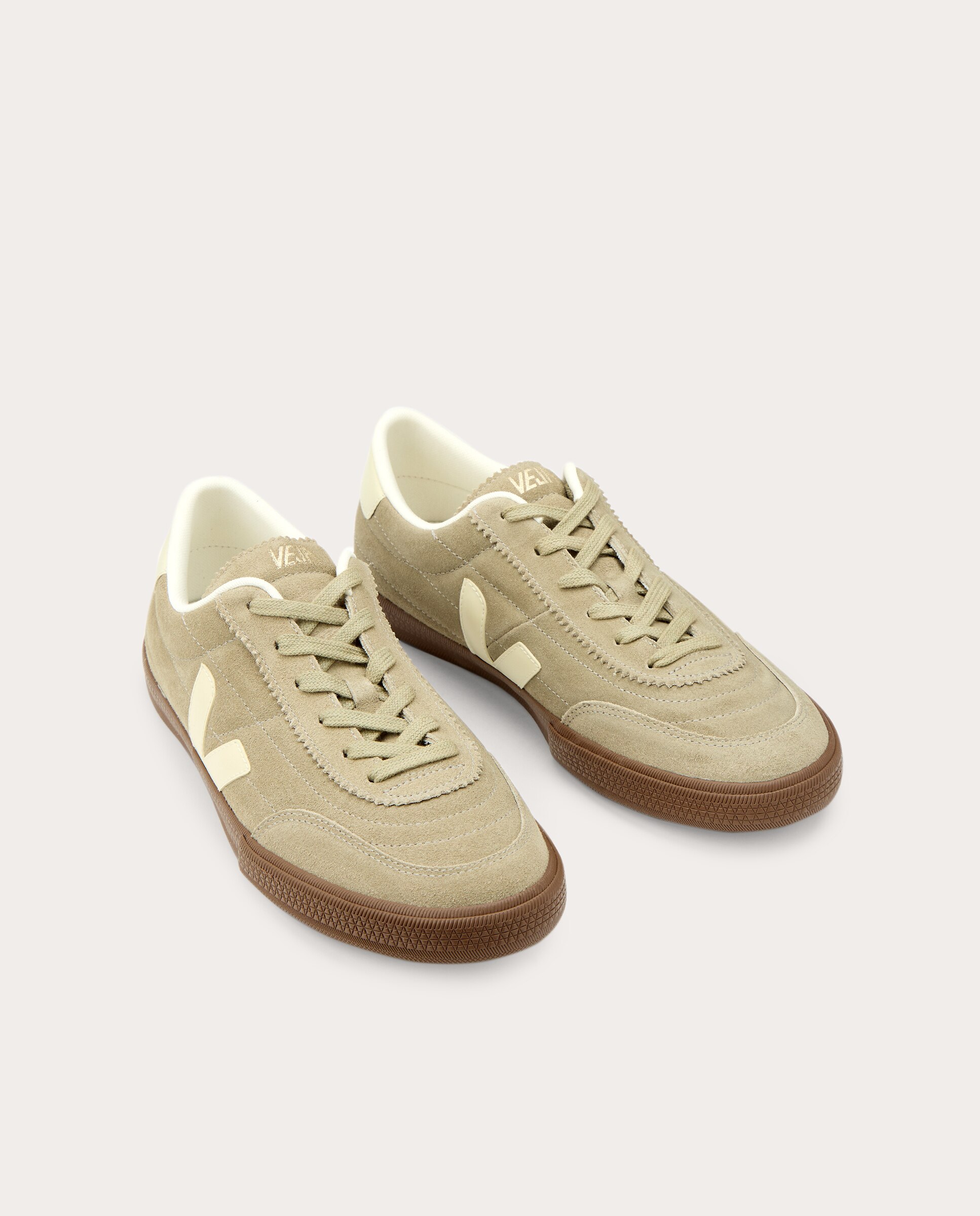 Zapatillas Panenka de ante - Crema Crema-2
