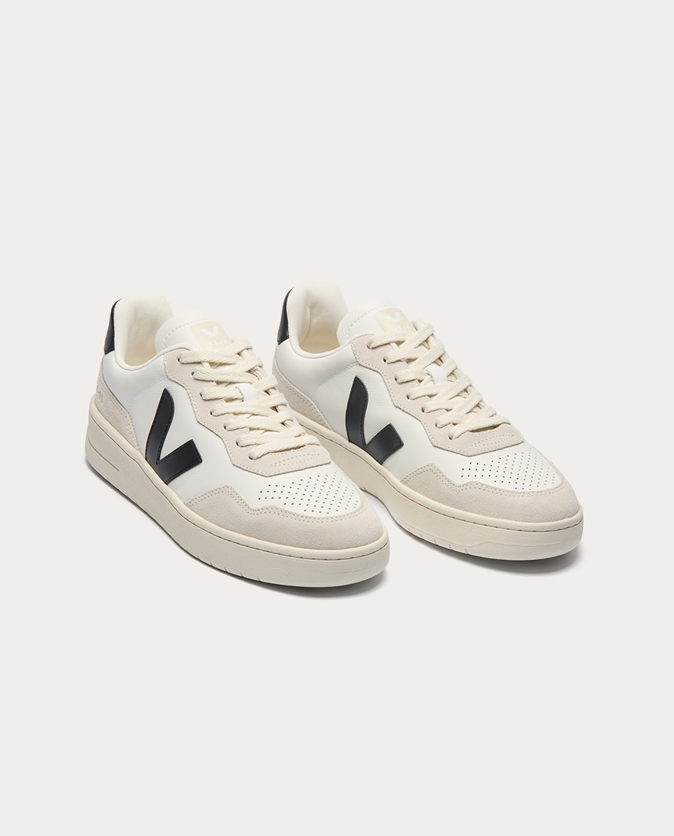 Zapatillas V-90 de piel - Negro Negro-4