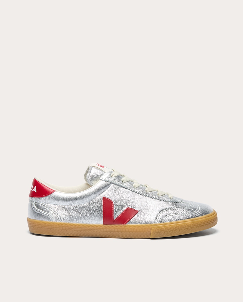 Imagen 0 de Zapatillas Volley Caramel de piel Plata