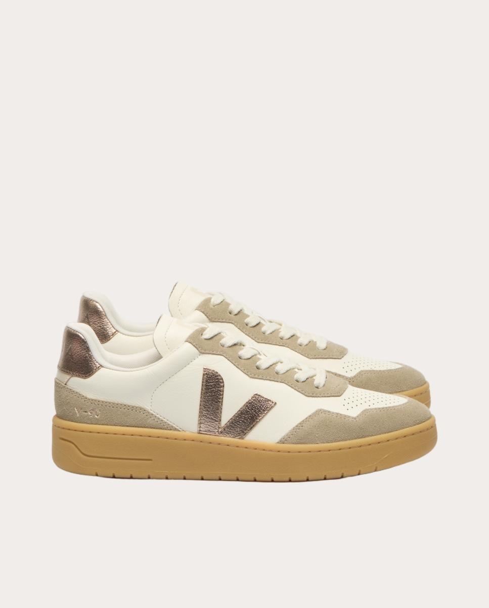 Imagen 0 de Zapatillas V-90 de piel Blanco