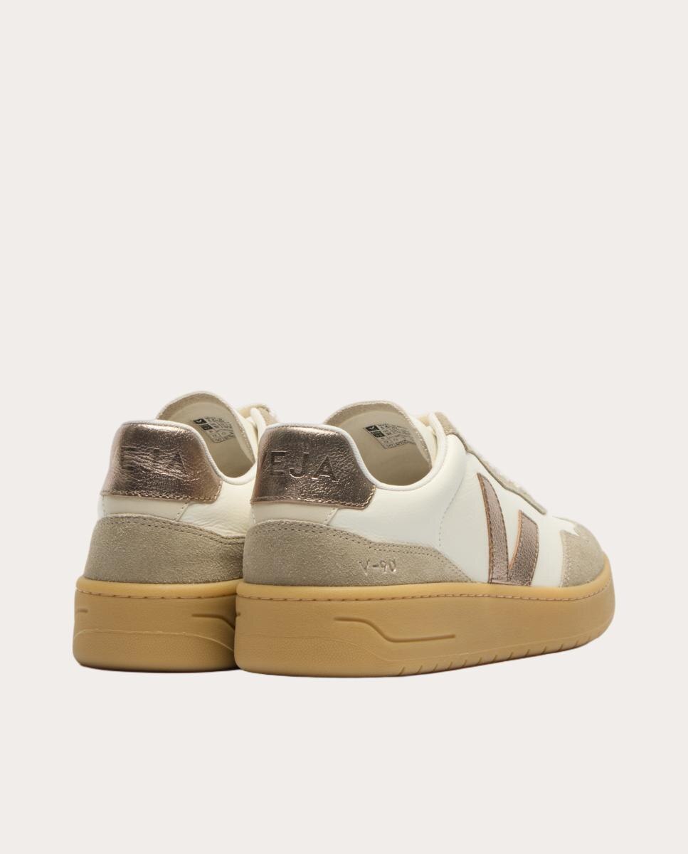 Zapatillas V-90 de piel - Blanco Blanco-3