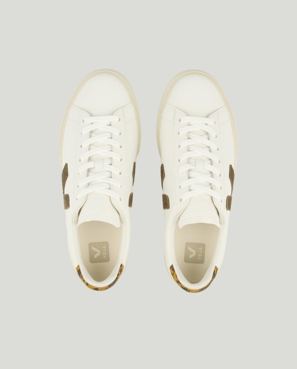 Zapatillas Campo de piel - Blanco Blanco-3